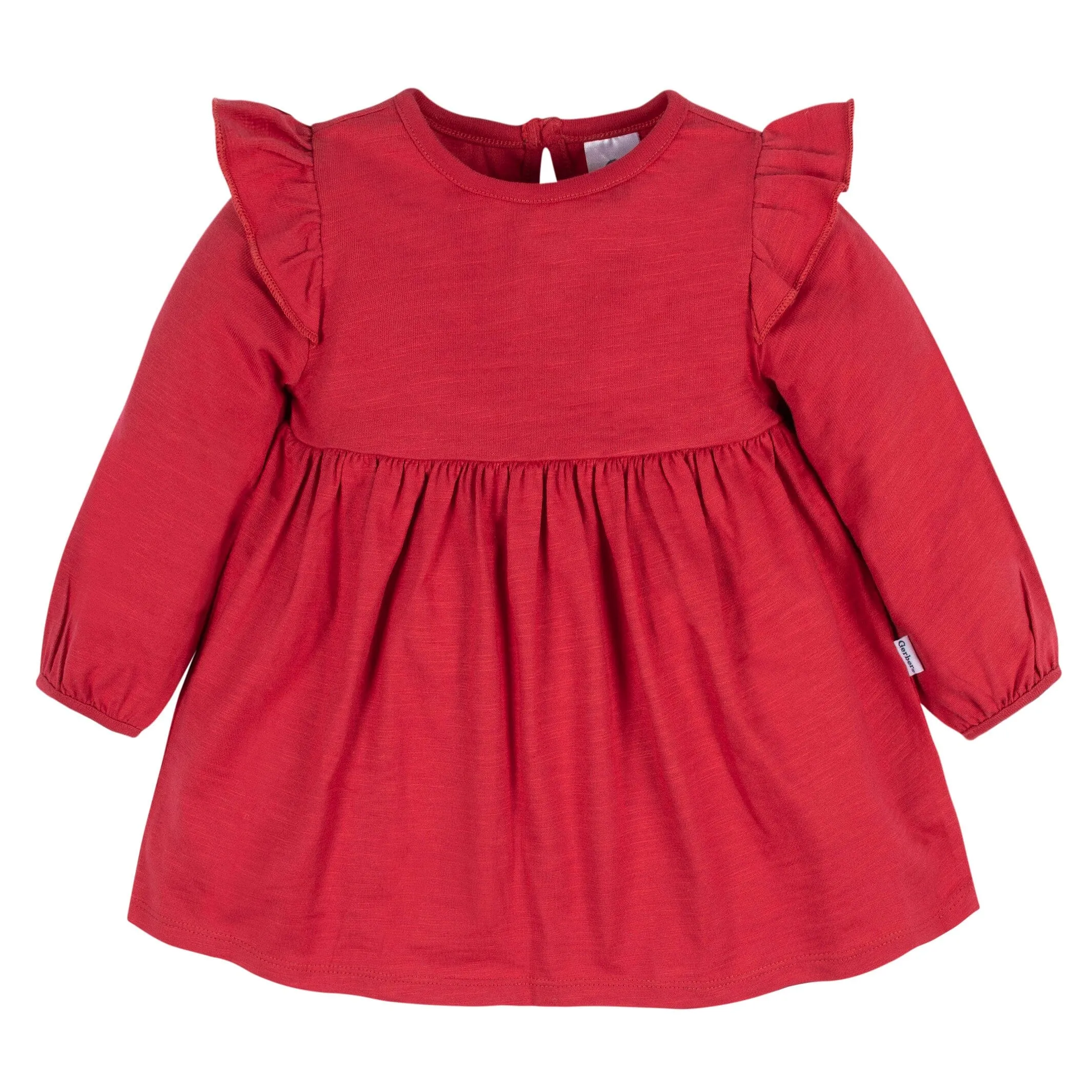 2-Pack Baby & Toddler Girls Holly Berries Babydoll Dresses Gerber Childrenswea