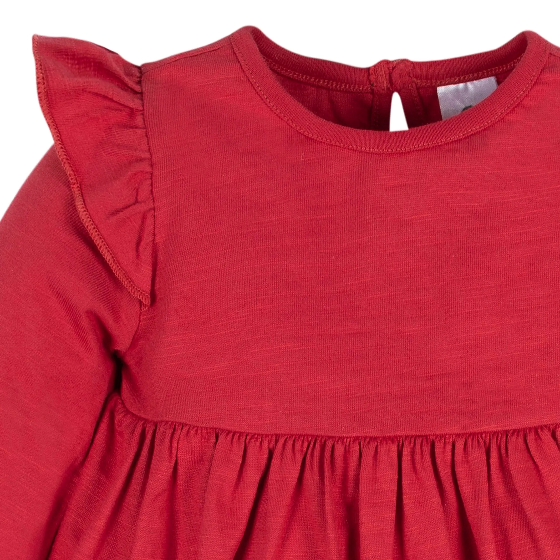 2-Pack Baby & Toddler Girls Holly Berries Babydoll Dresses Gerber Childrenswea