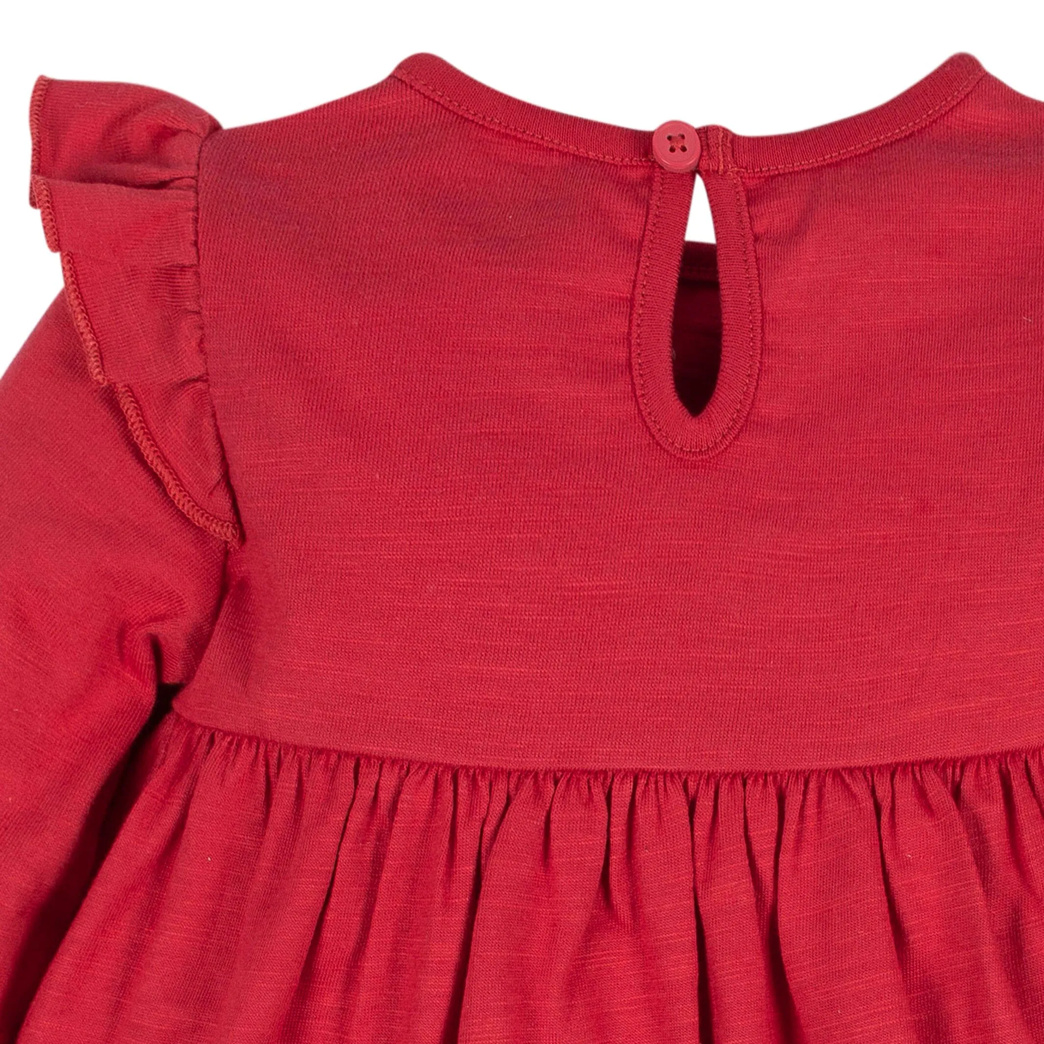 2-Pack Baby & Toddler Girls Holly Berries Babydoll Dresses Gerber Childrenswea
