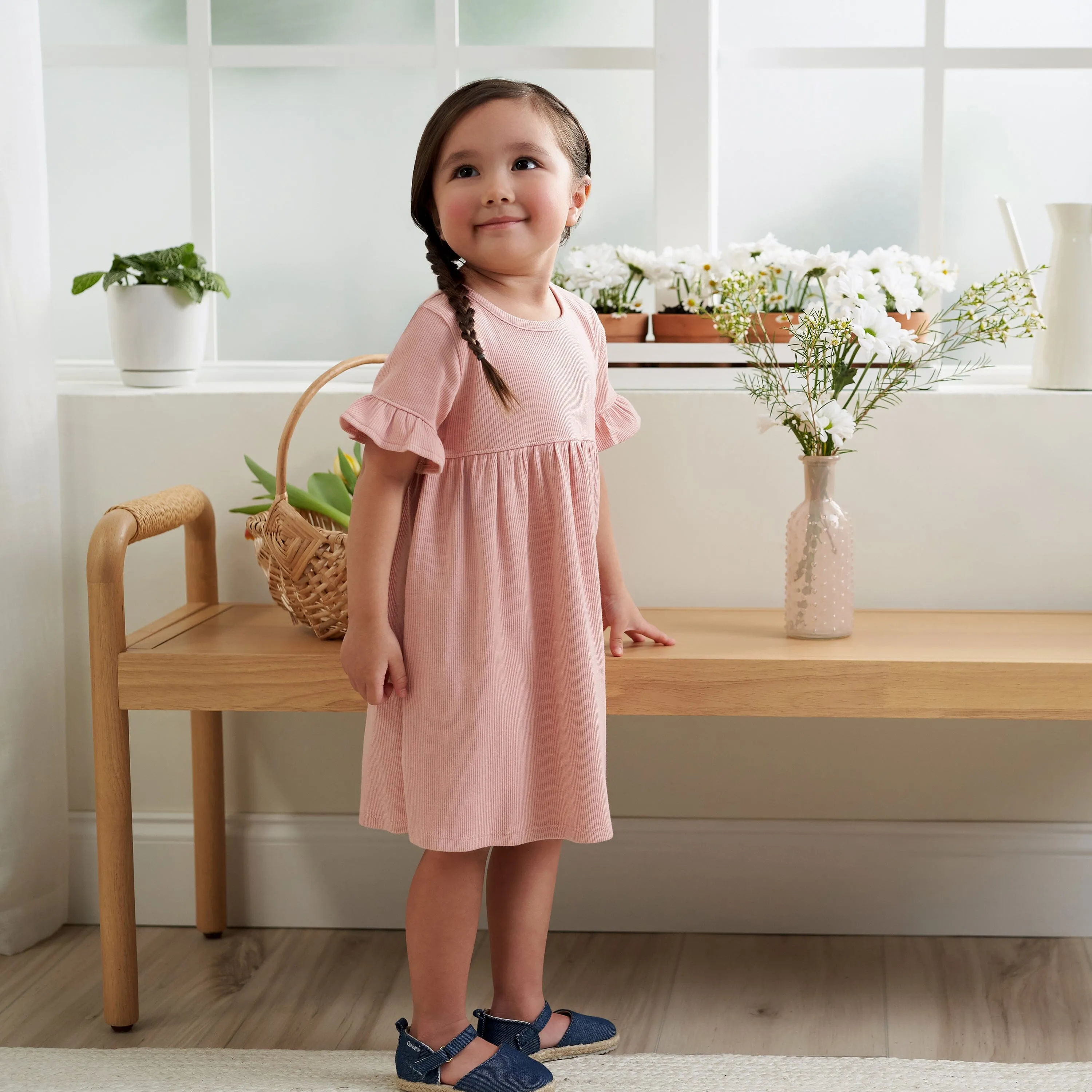 2-Pack Toddler Girls Retro Floral Dresses Gerber Childrenswea