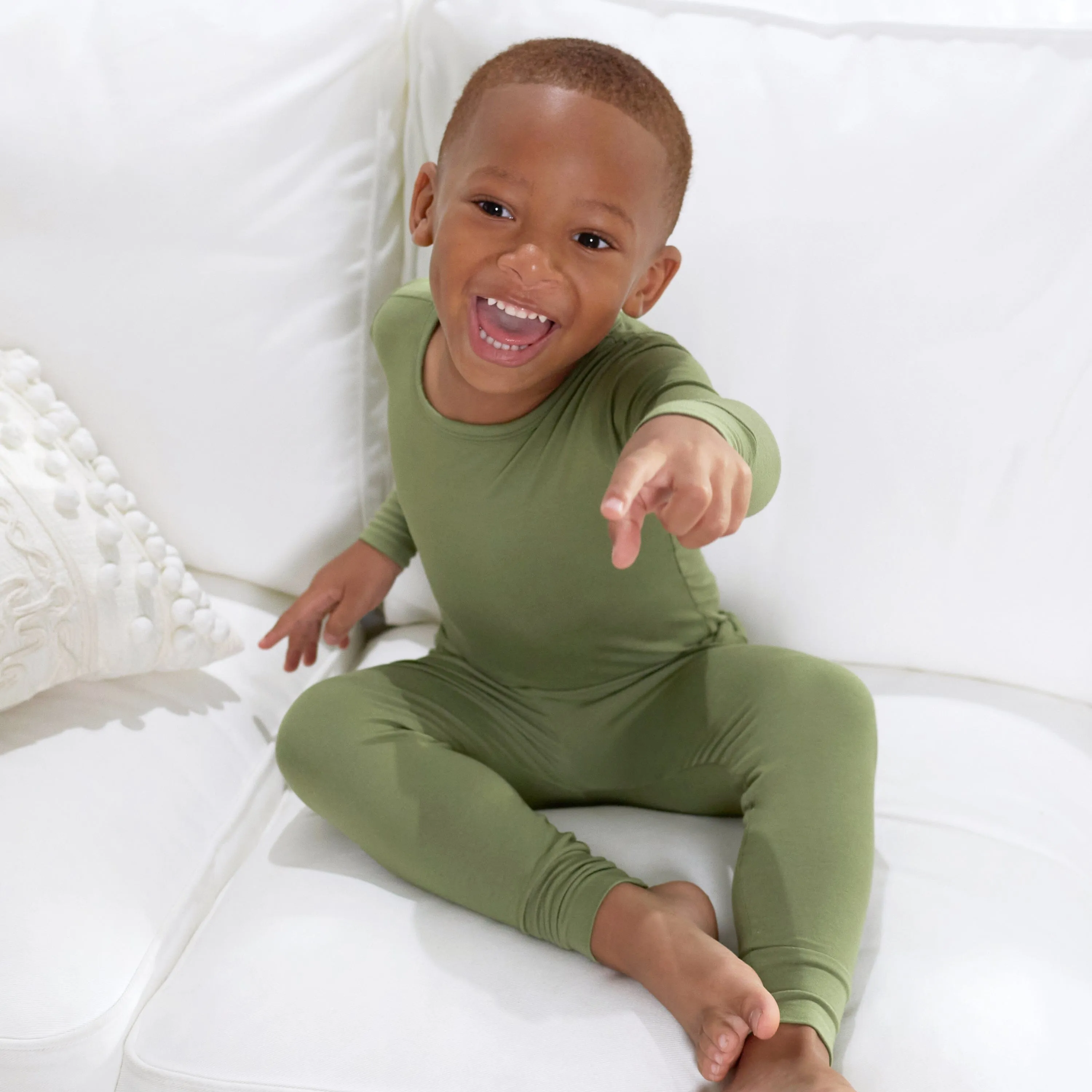 2-Piece Infant & Toddler Moss Buttery Soft Viscose Made from Eucalyptus Snug Fit Pajamas Gerber Childrenswea
