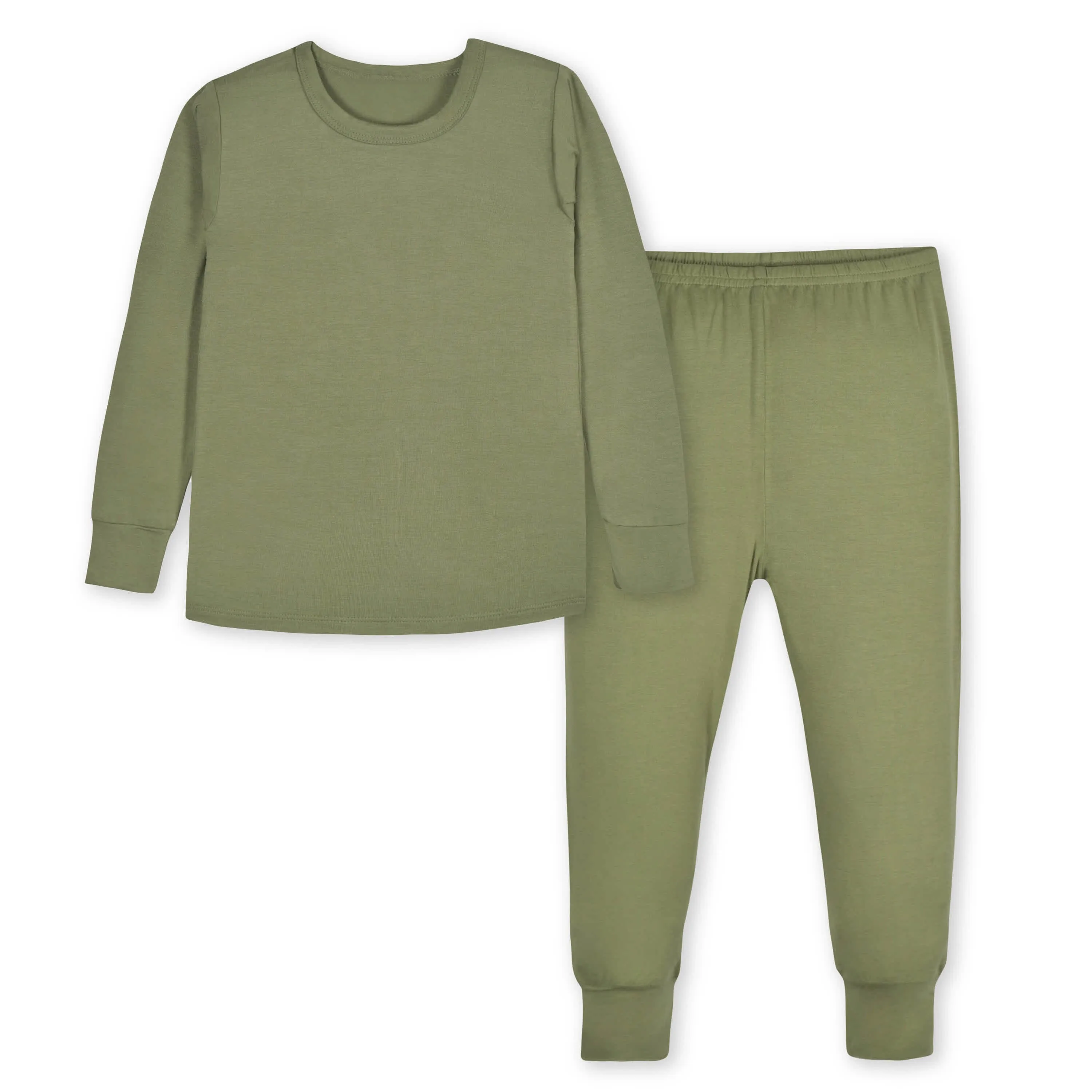 2-Piece Infant & Toddler Moss Buttery Soft Viscose Made from Eucalyptus Snug Fit Pajamas Gerber Childrenswea