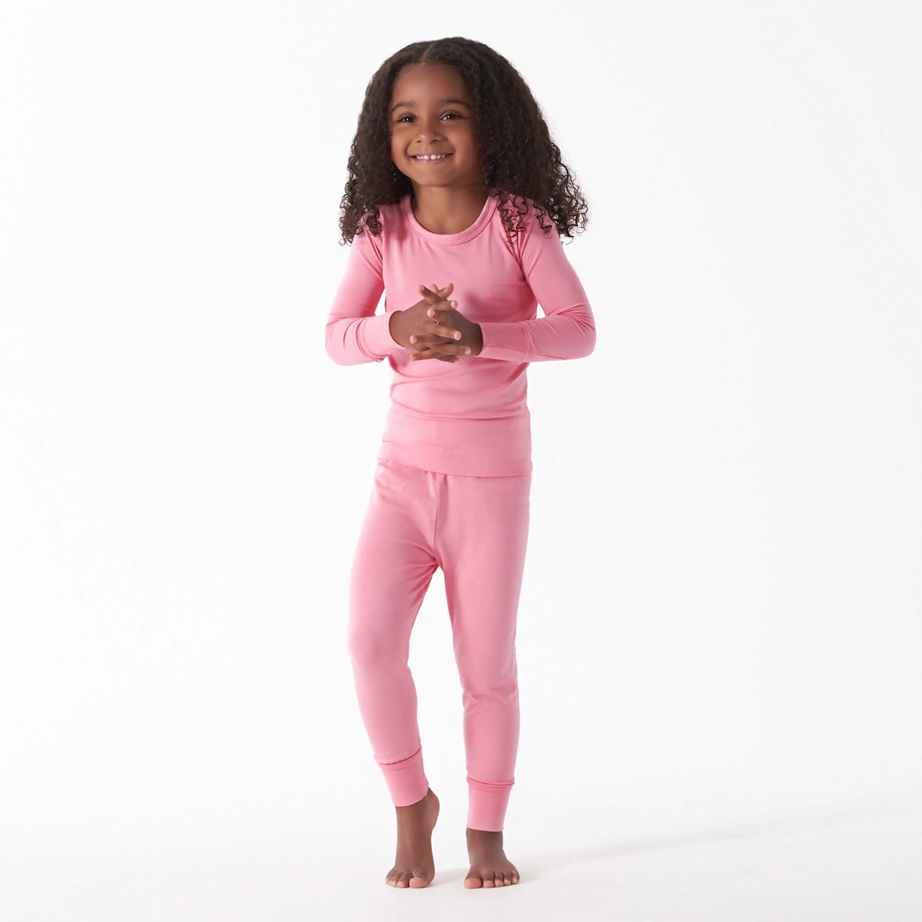 2-Piece Infant & Toddler Pink Lemonade Buttery Soft Viscose Made from Eucalyptus Snug Fit Pajamas Gerber Childrenswea