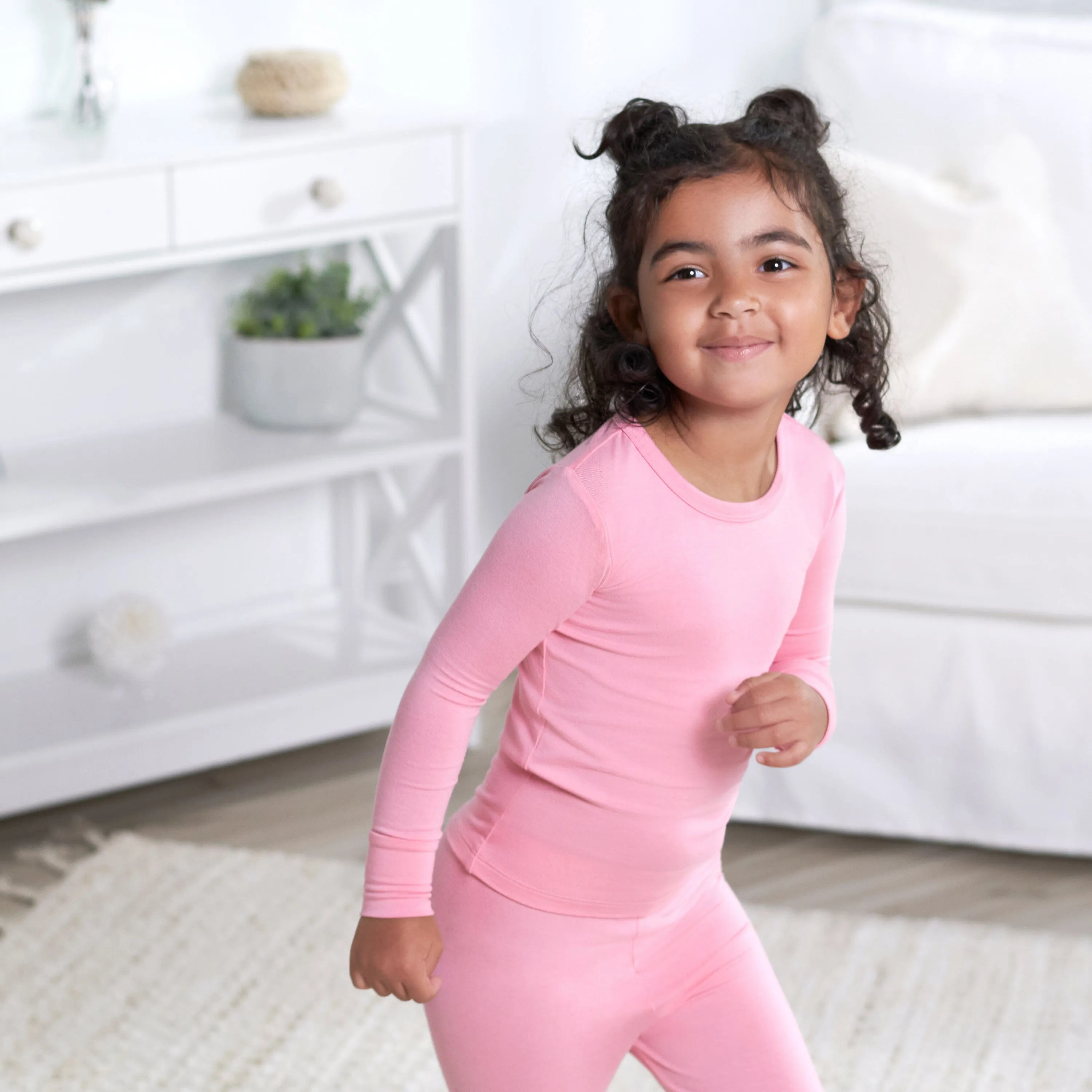 2-Piece Infant & Toddler Pink Lemonade Buttery Soft Viscose Made from Eucalyptus Snug Fit Pajamas Gerber Childrenswea