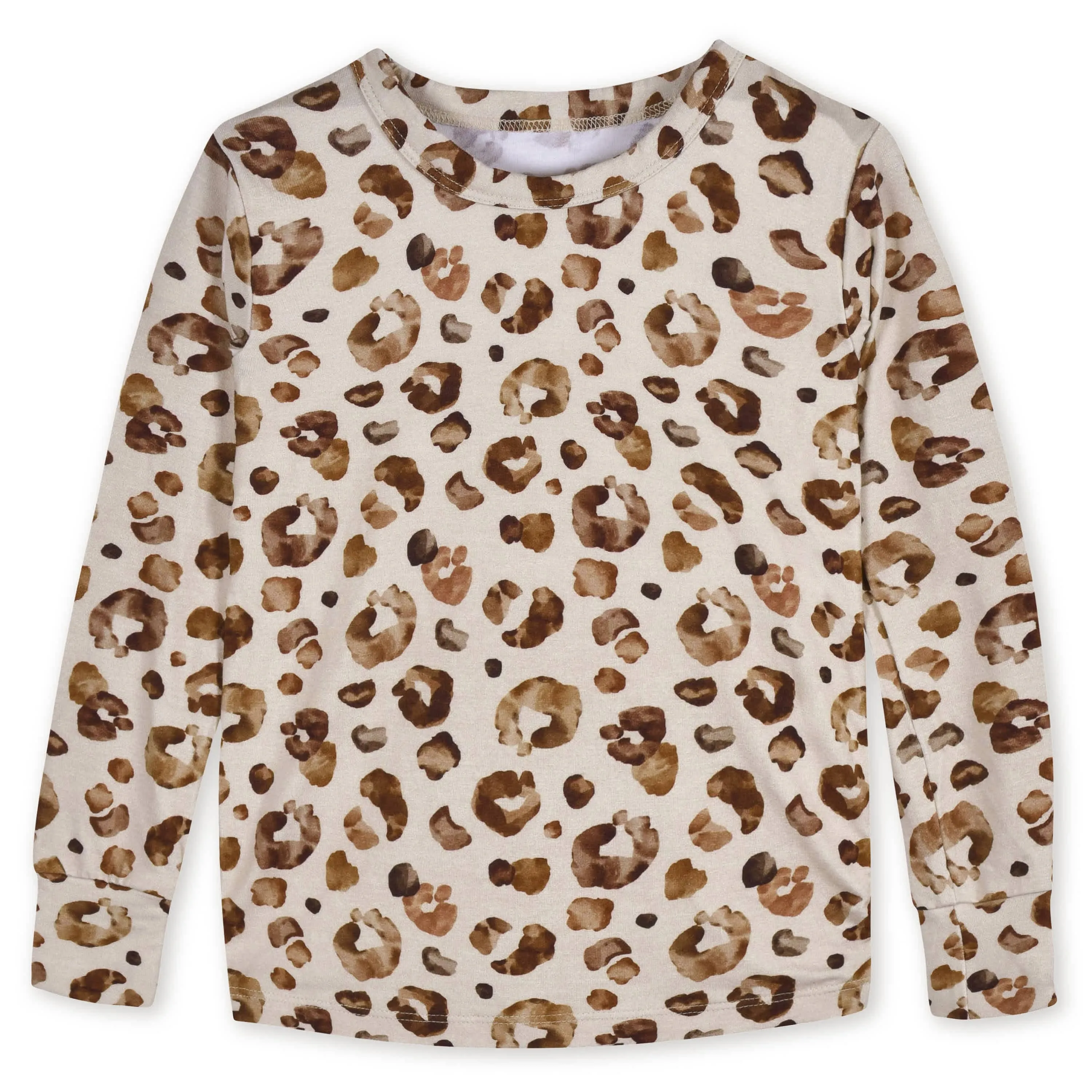 2-Piece Infant & Toddler Spotted Leopard Buttery Soft Viscose Made from Eucalyptus Snug Fit Pajamas Gerber Childrenswea