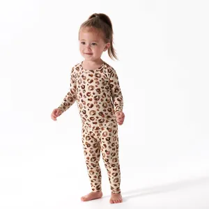 2-Piece Infant & Toddler Spotted Leopard Buttery Soft Viscose Made from Eucalyptus Snug Fit Pajamas Gerber Childrenswea