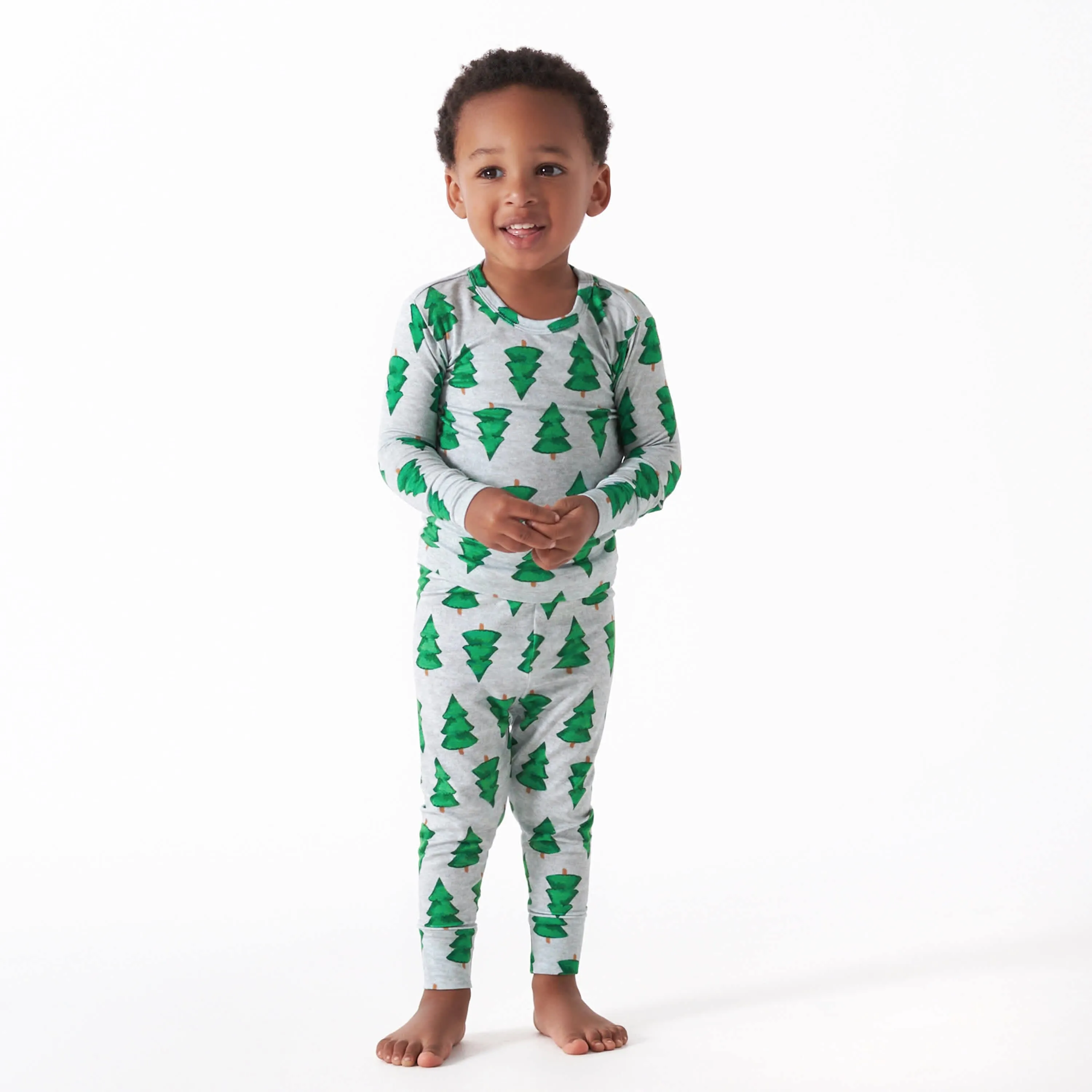 2-Piece Infant & Toddler Spruce Buttery Soft Viscose Made from Eucalyptus Snug Fit Holiday Pajamas Gerber Childrenswea