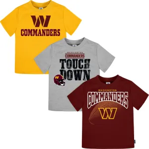 3-Pack Infant & Toddler Boys Commanders Short Sleeve Tees Gerber Childrenswea