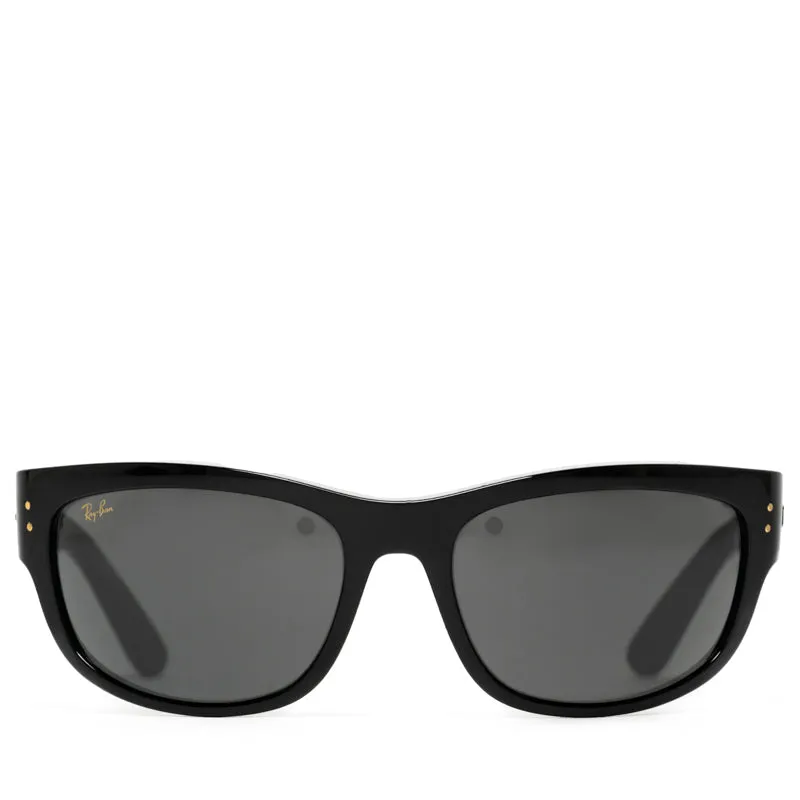 A$AP Rocky x Ray-Ban Mega Balorama - Polished Black/Dark Grey