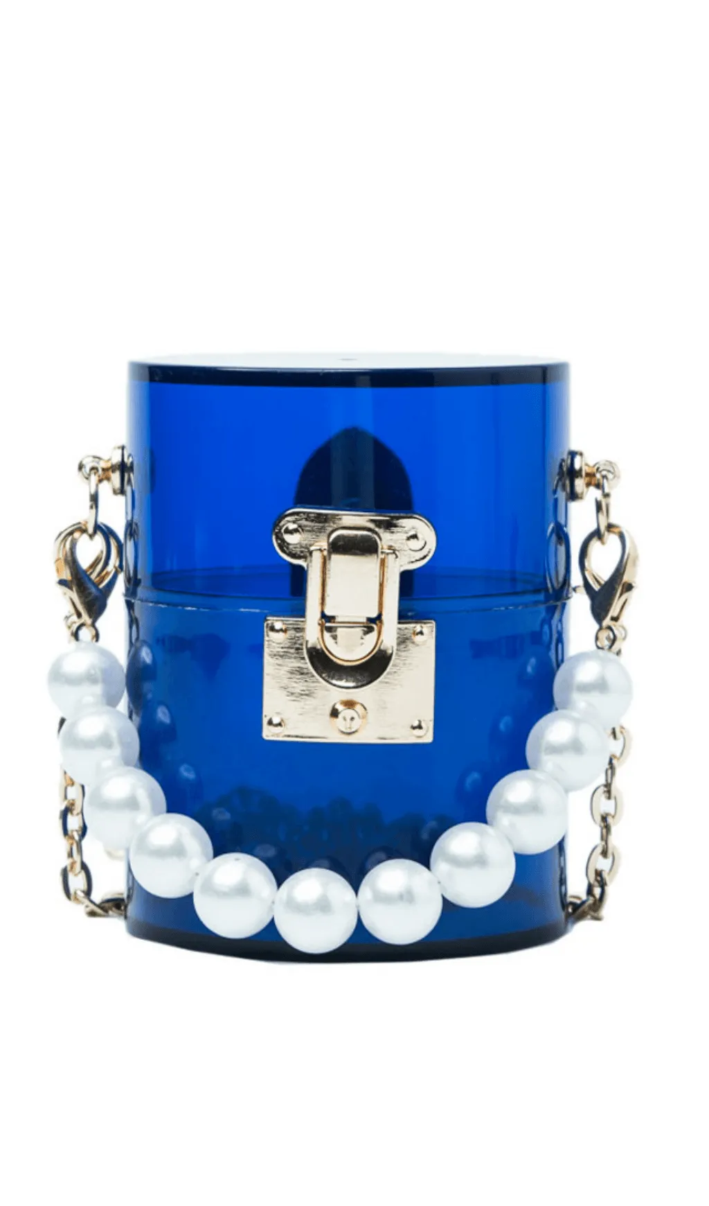 Acrylic pearl jelly bag. Gloria Lanvin