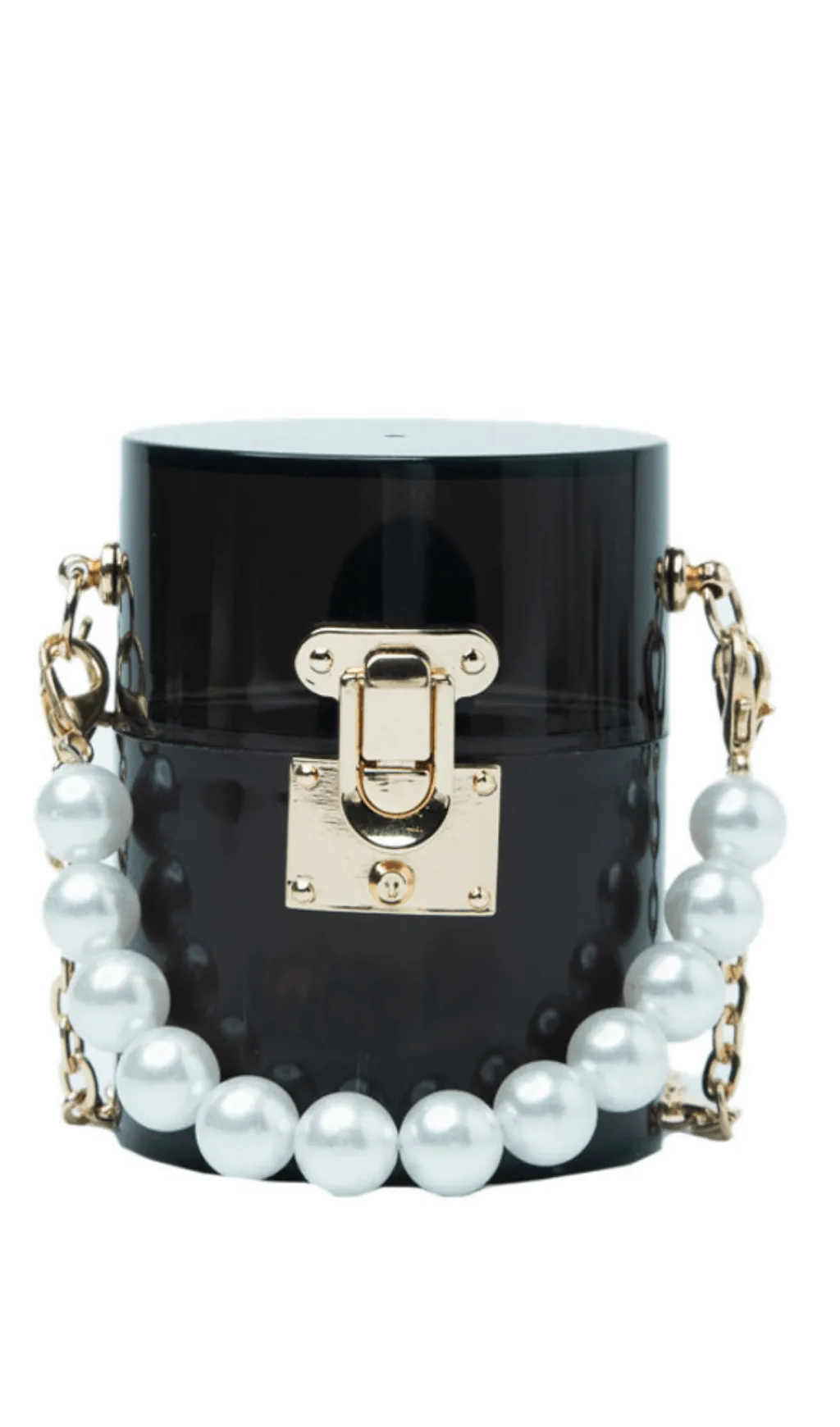 Acrylic pearl jelly bag. Gloria Lanvin