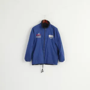 Active Fleece by Resust Men S Jacket Navy Windproof 2005 Wheel Chair Double Sided Top