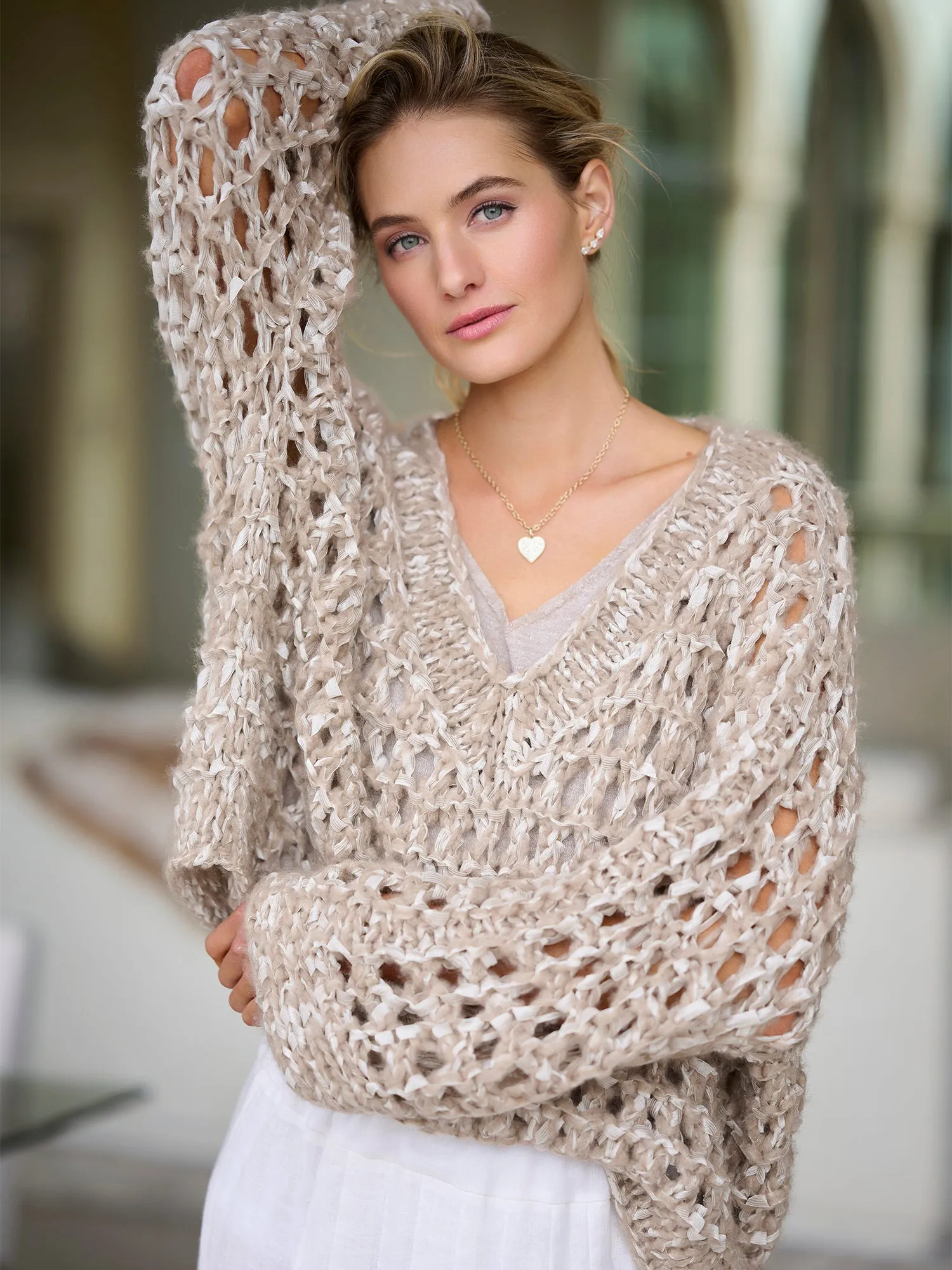 Adela Handknit  Cashmere Sweater