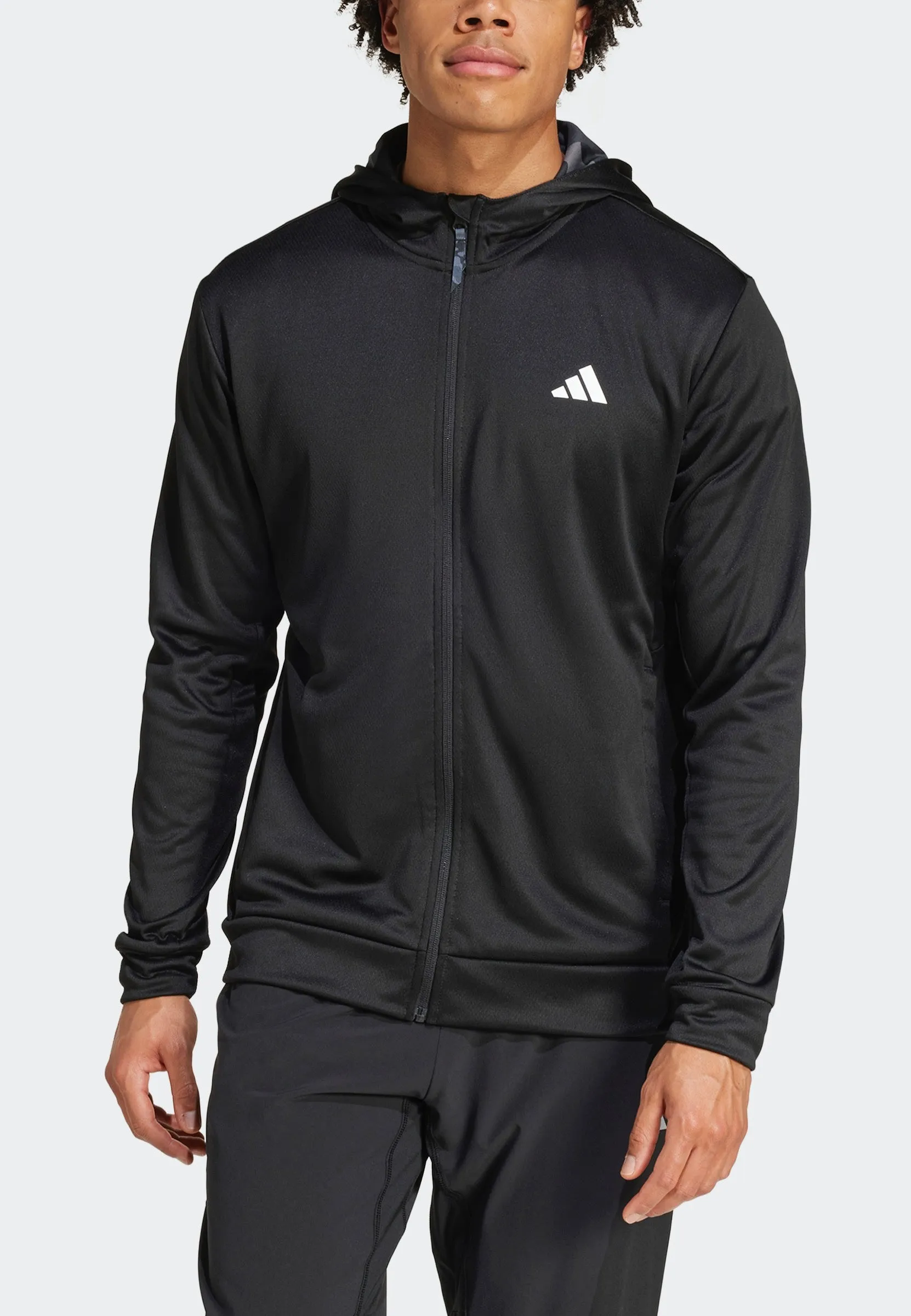 Adidas - Camo Fz Hd Black - Zipper
