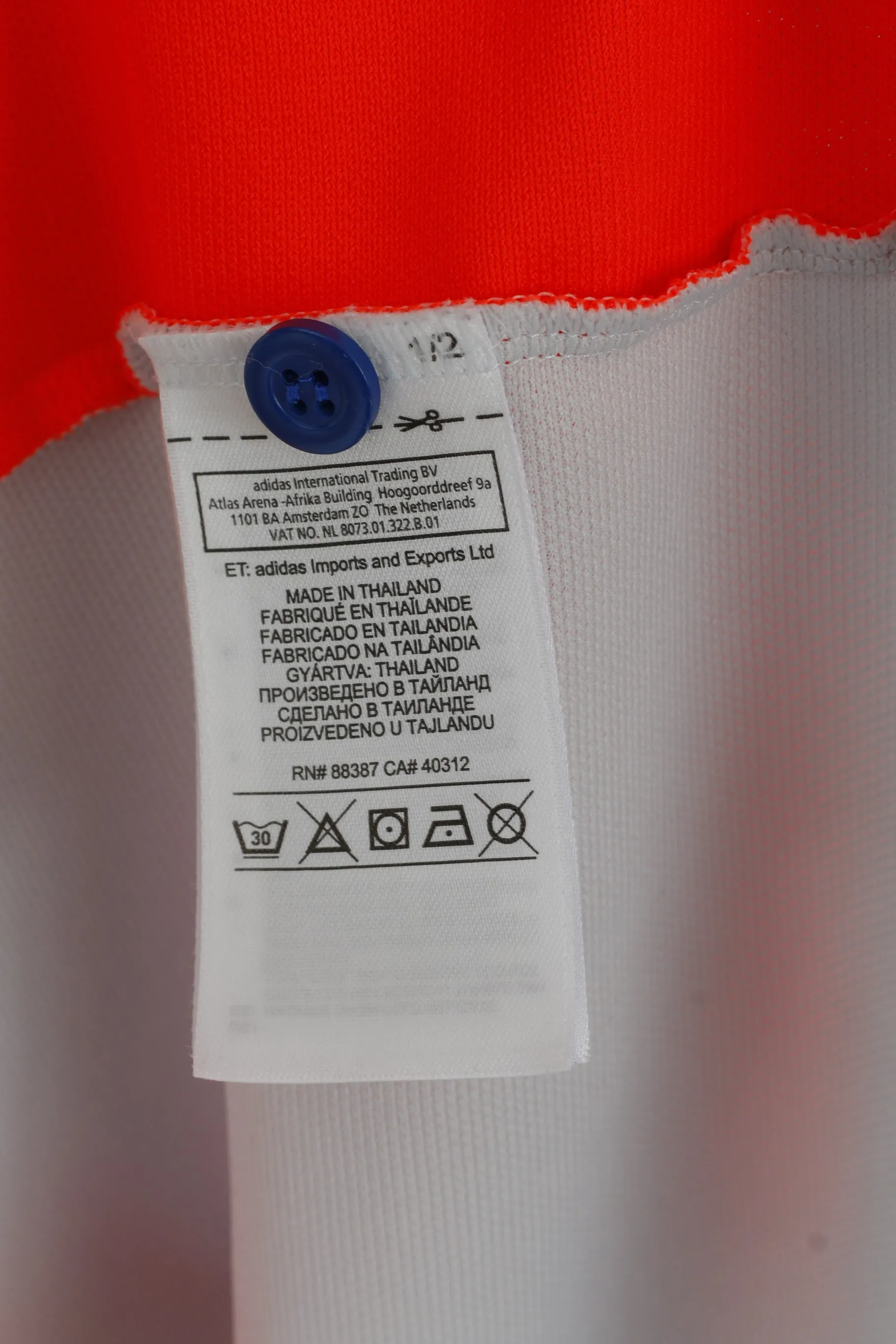 Adidas Men M Polo Shirt Blue National England team Climacool Active Top
