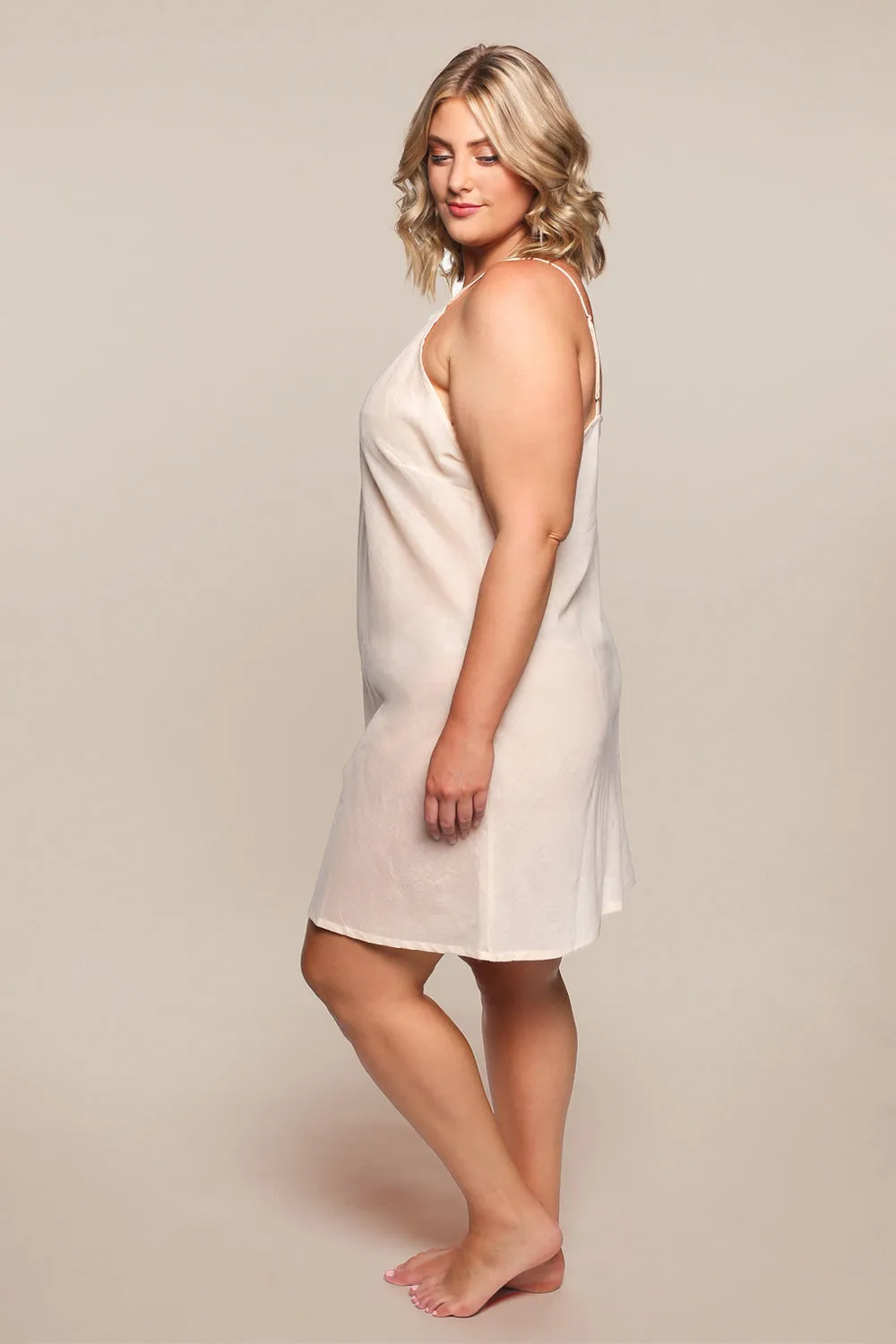 Adrift Cotton Slip in Ecru Adrift