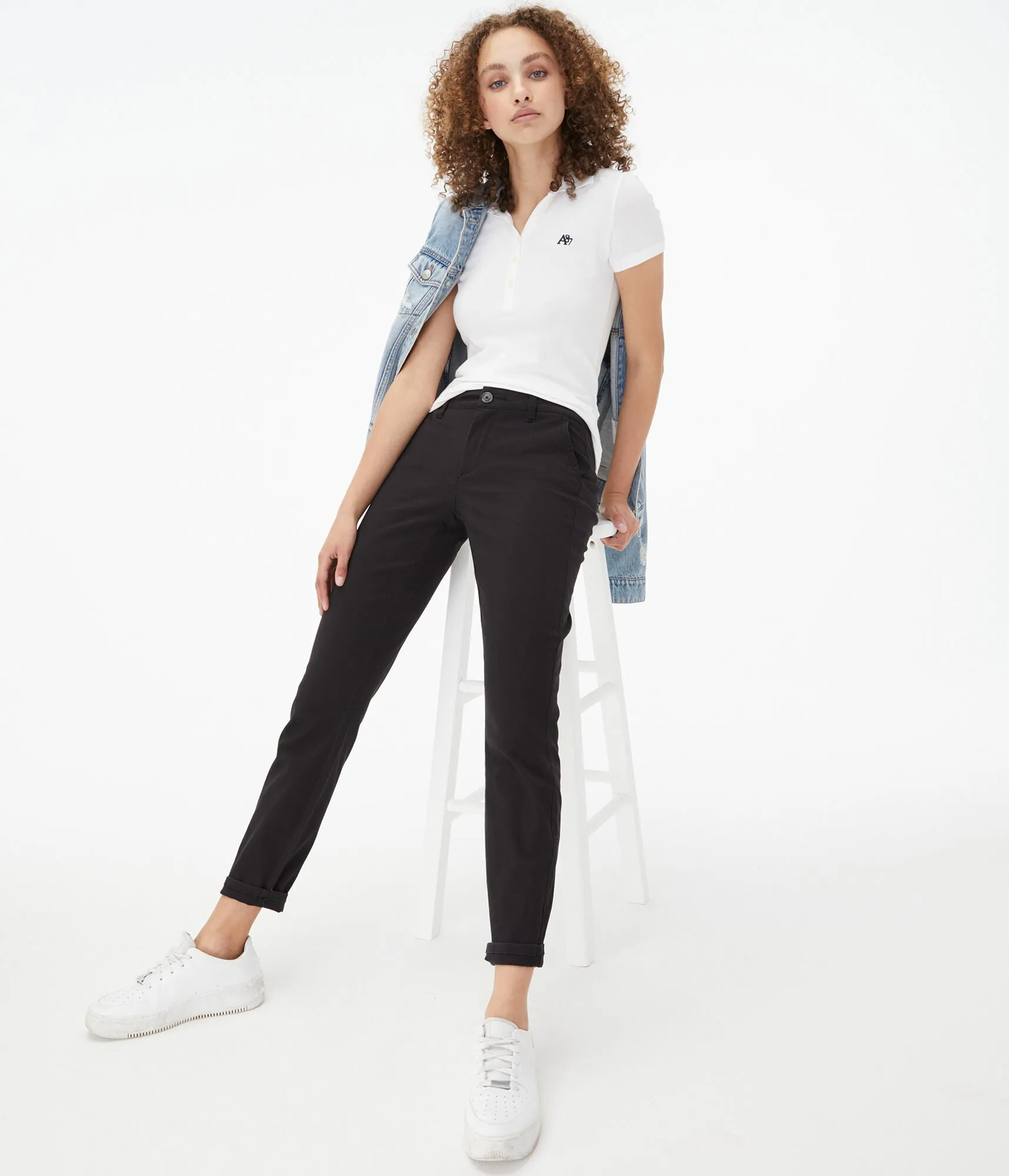 Aeropostale Women's Skinny Twill Pants