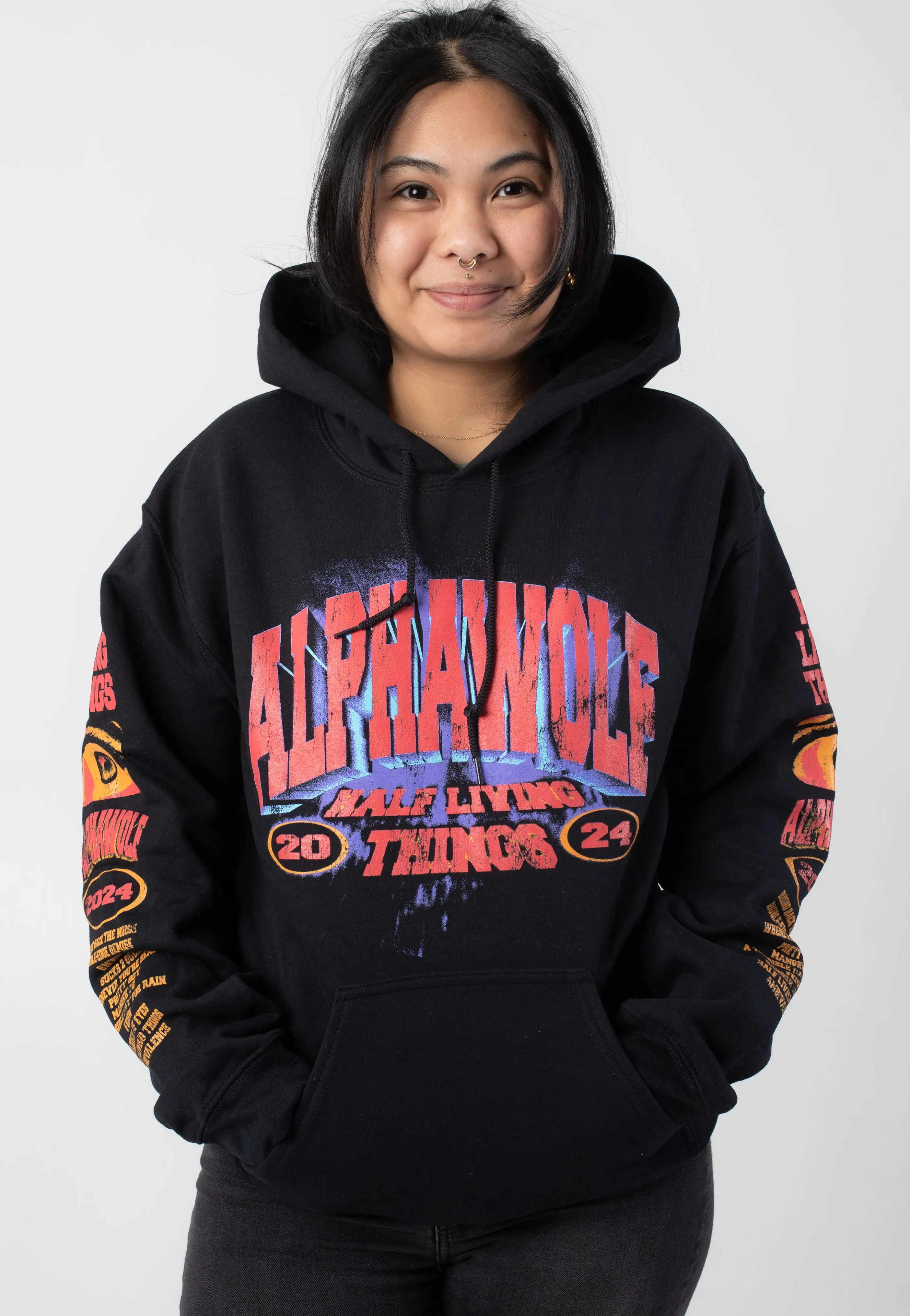 Alpha Wolf - Half Living Things - Hoodie
