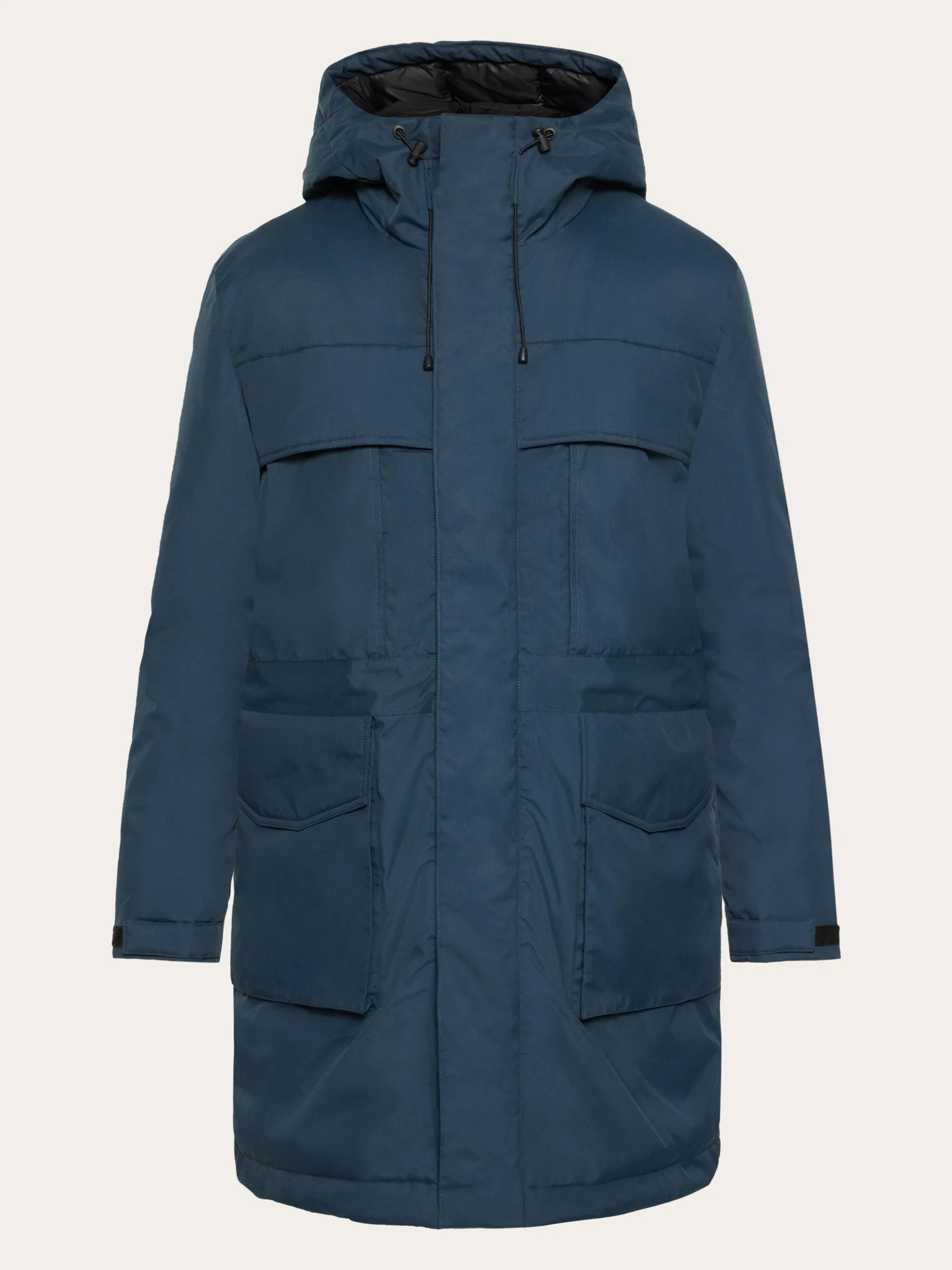 APEX CANVAS long padded coat - Total Eclipse Knowledge Cotton