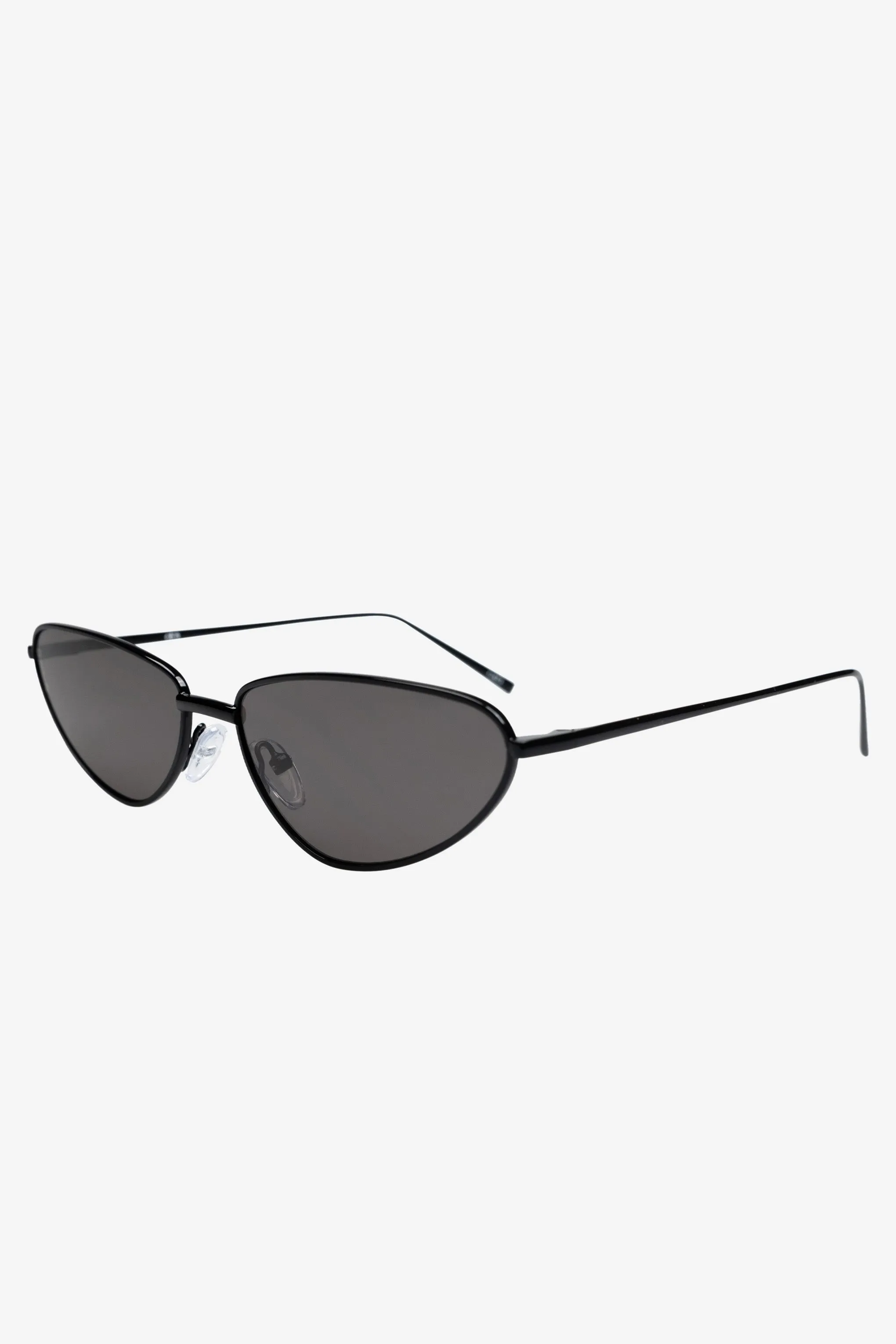 Aster | Otra Black Metal Cat Eye Sunglasses Club L London