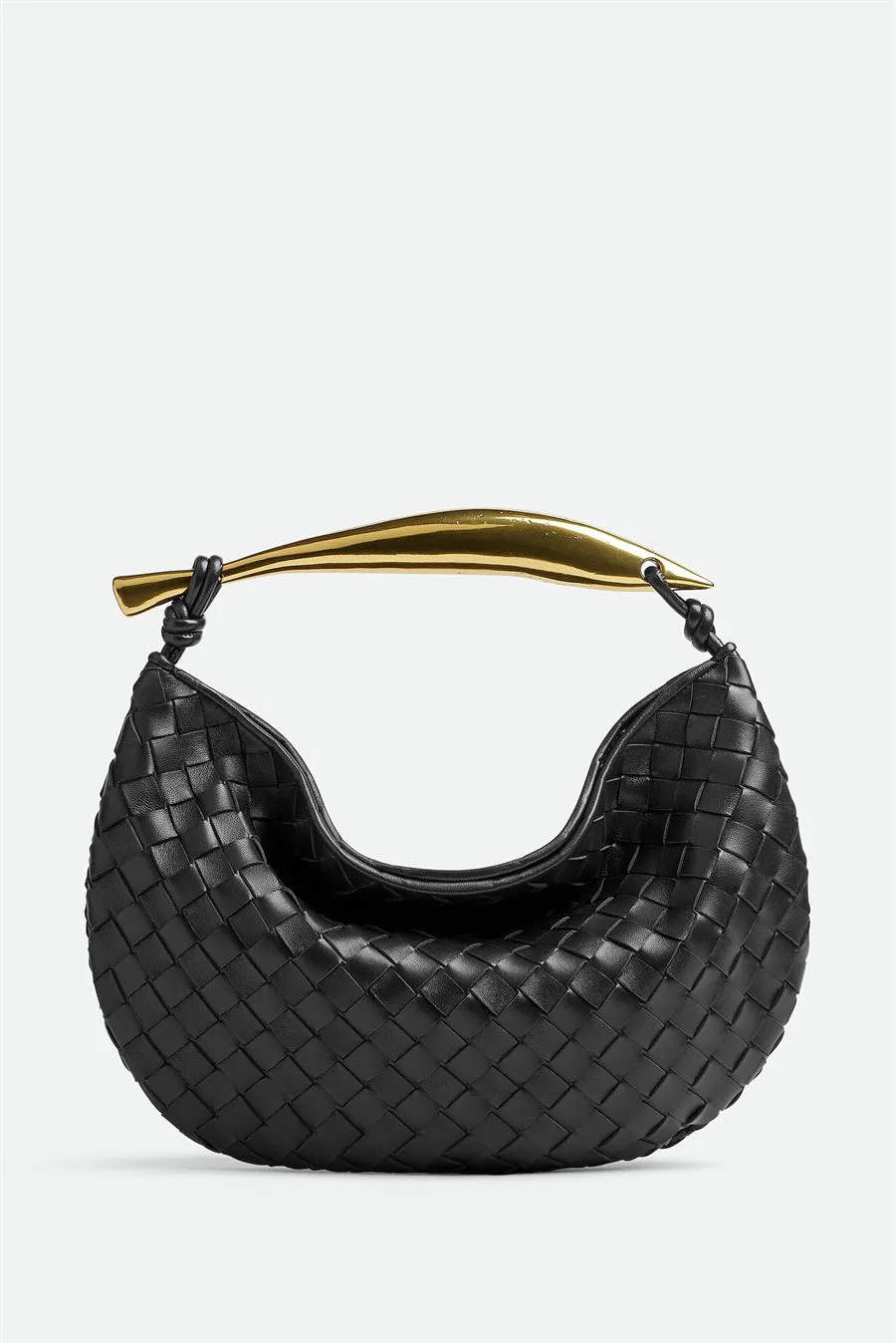 Avianna Weave Metal Handbag - Black Gloria Lanvin