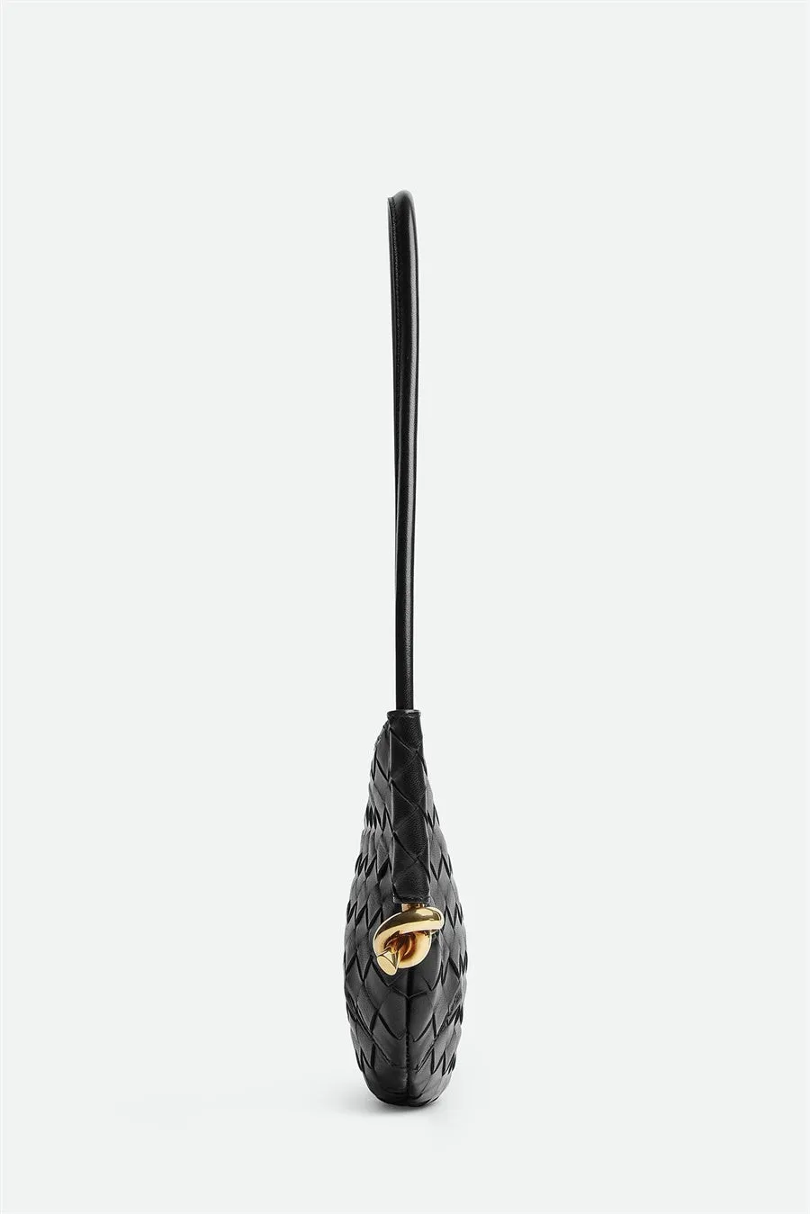 Azalea Weave Mini Shoulder Bag - Black Gloria Lanvin