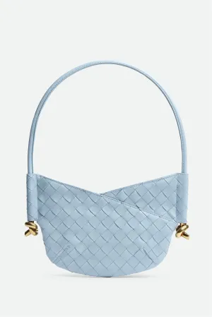 Azalea Weave Mini Shoulder Bag - Blue Gloria Lanvin