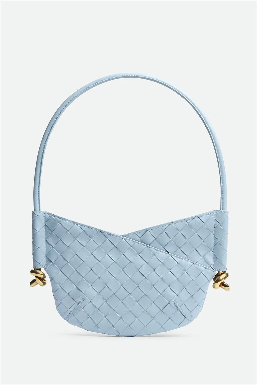Azalea Weave Mini Shoulder Bag - Blue Gloria Lanvin