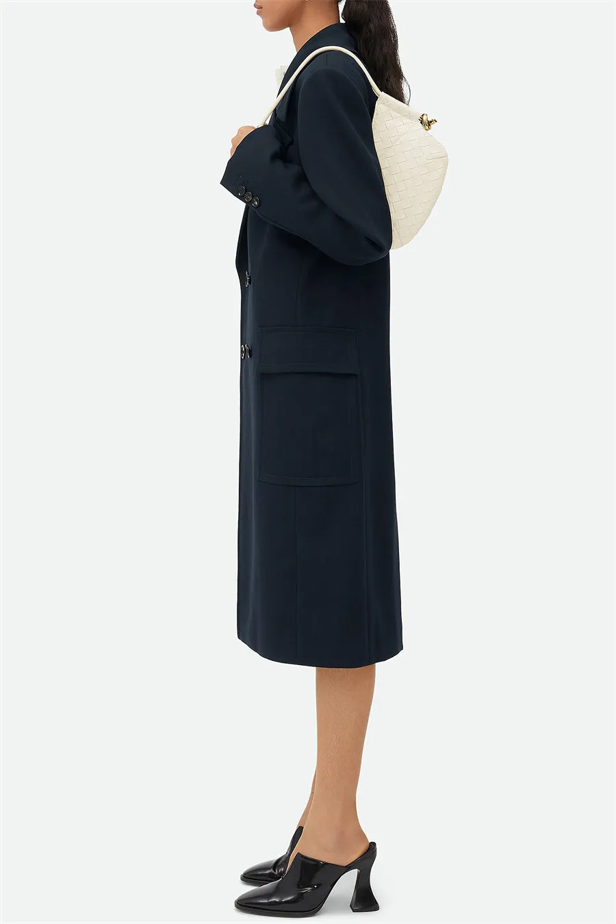Azalea Weave Mini Shoulder Bag - White Gloria Lanvin