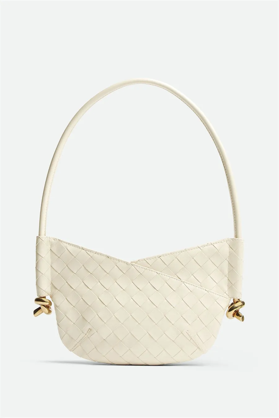 Azalea Weave Mini Shoulder Bag - White Gloria Lanvin