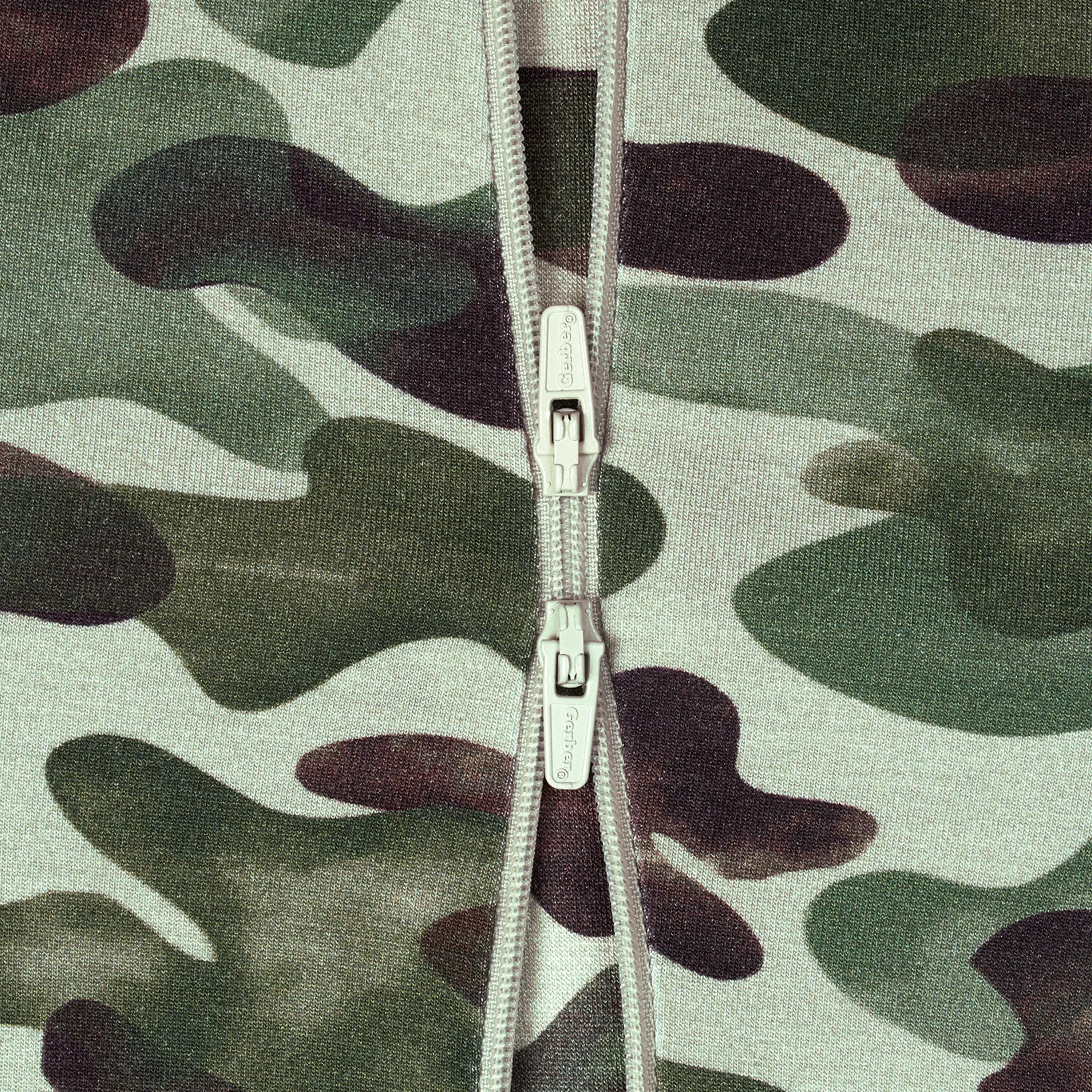 Baby & Toddler Hide & Seek Camo Buttery Soft Viscose Made from Eucalyptus Snug Fit Footed Pajamas Gerber Childrenswea