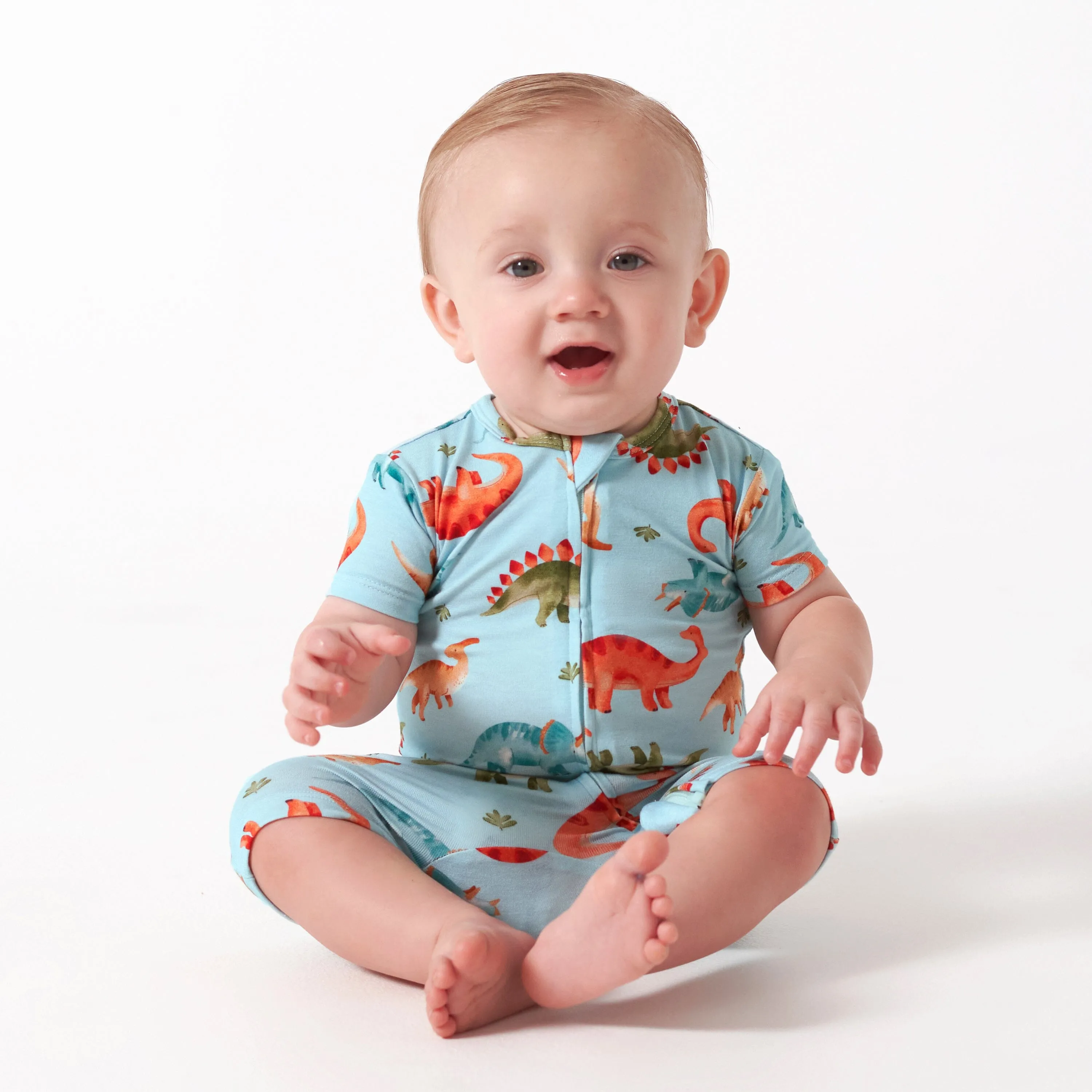 Baby Snugosaurous Buttery Soft Viscose Made from Eucalyptus Snug Fit Romper Gerber Childrenswea