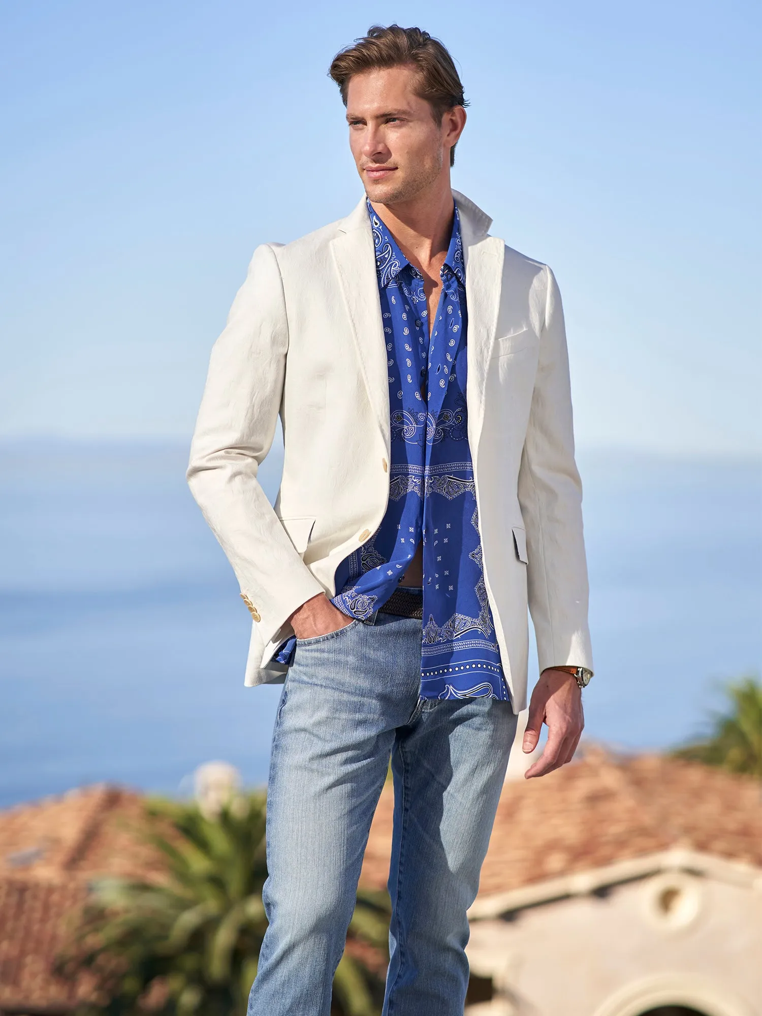 Bandana Silk Shirt