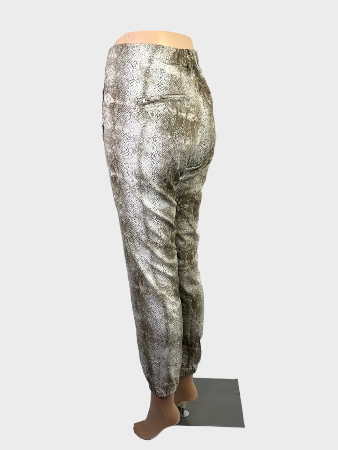 bassike | pants | size 12 | tapered leg | 100% silk | made in Australia 🇦🇺