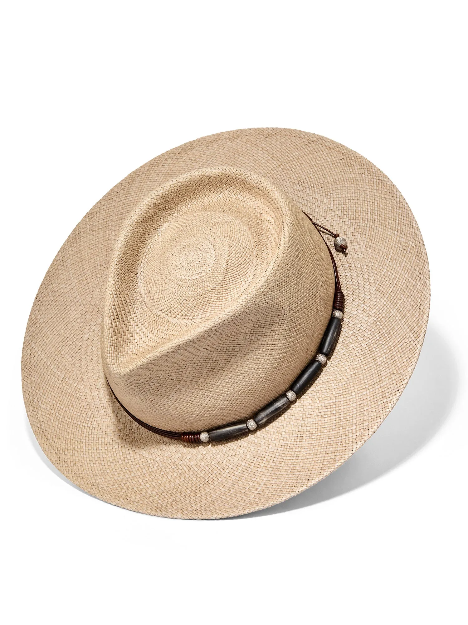 Beaded Straw Hat