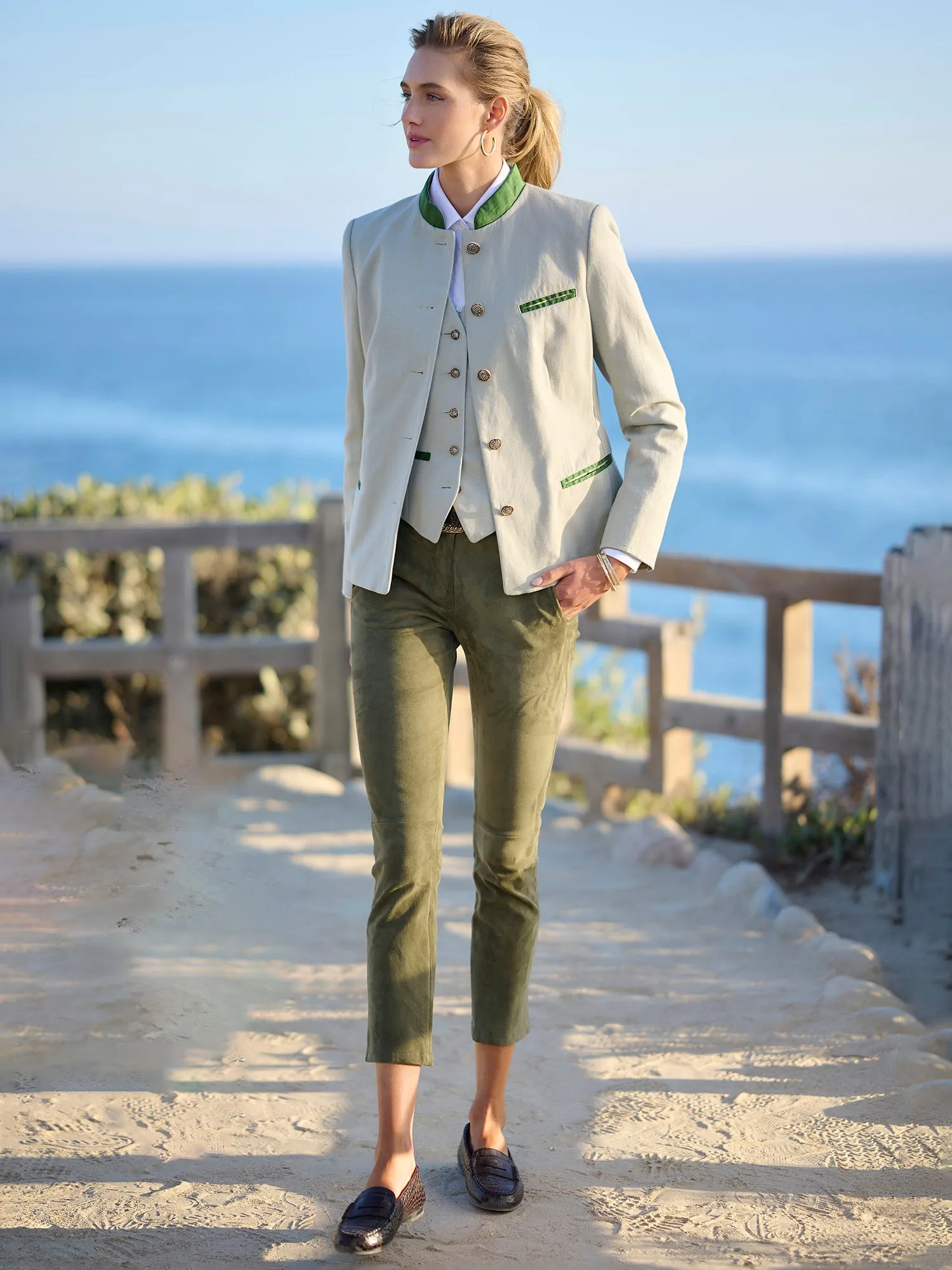 Betty Linen Vest