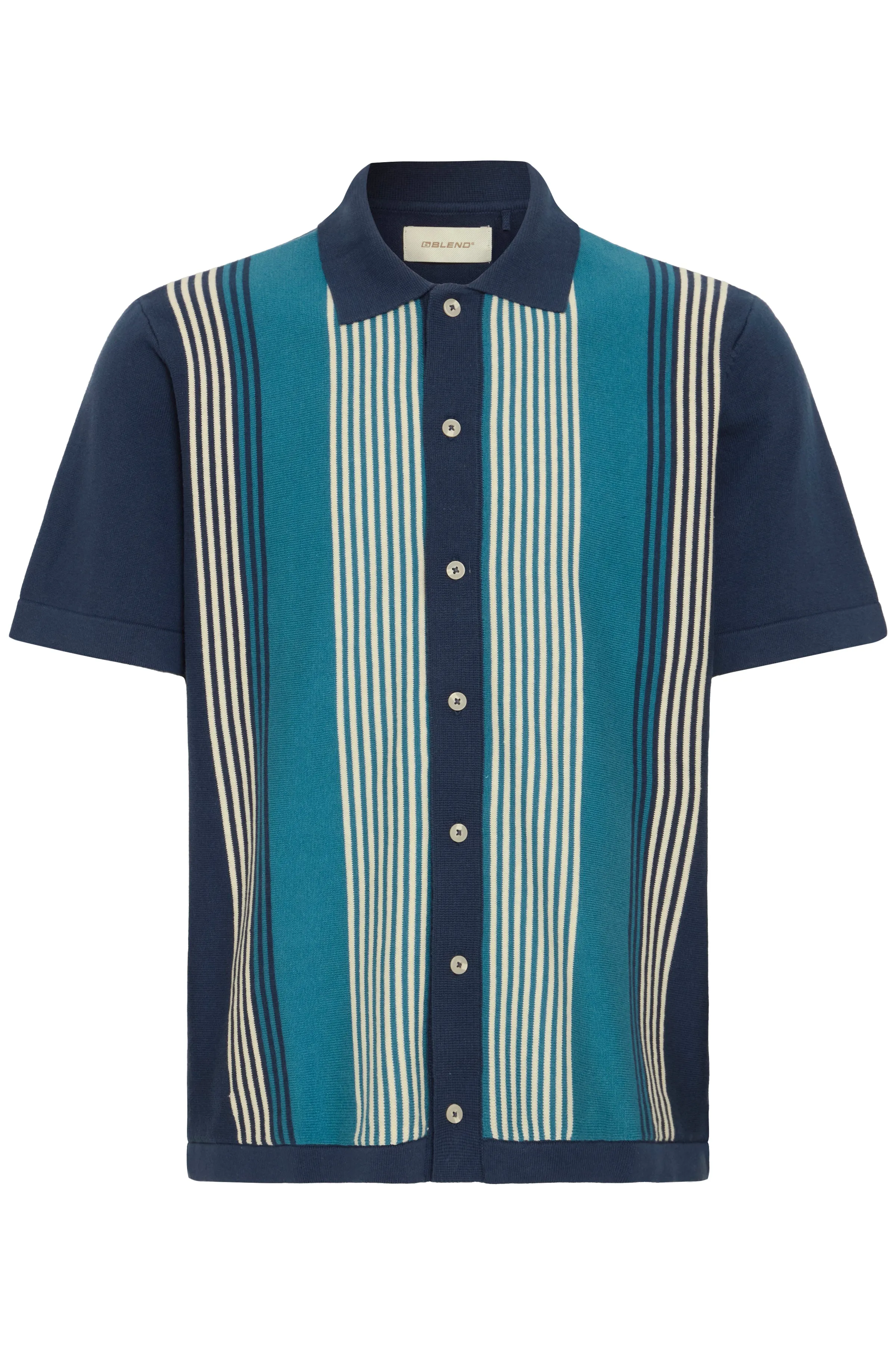 BHALBUS VERTICAL STRIPE KNIT POLO
