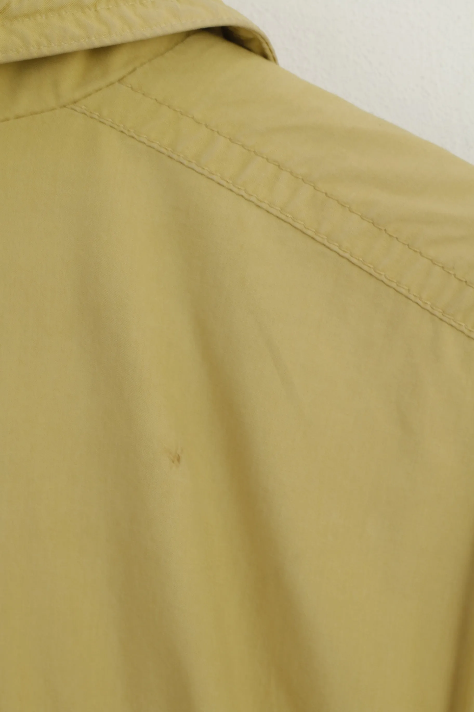 Bicyle Liberty Travel Way Men M Jacket Mustard Bomber Full Zipper Removable Sleeve Cotton Pocket Vintage