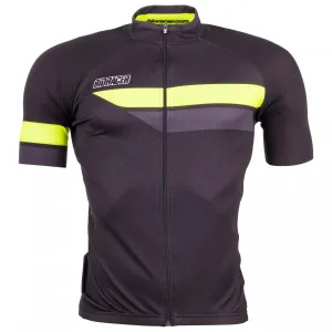 Bioracer Team 2.0 Mens Cycling Jersey (Black/Fluo Yellow)