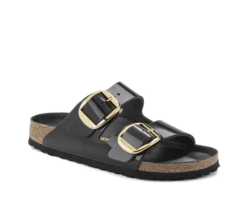 Birkenstock Arizona Big Buckle Natural Leather Patent