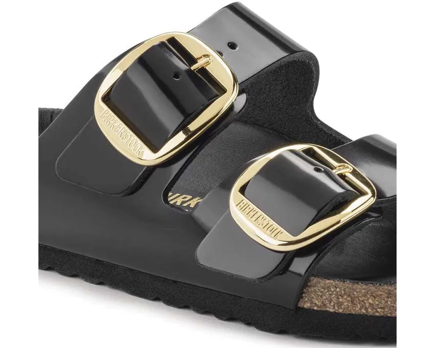 Birkenstock Arizona Big Buckle Natural Leather Patent