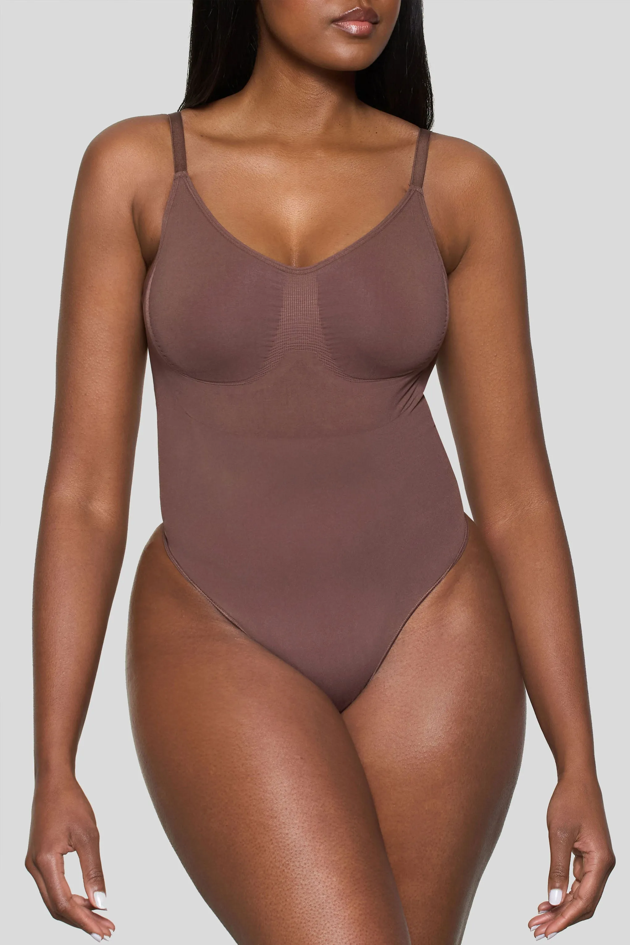 BOOMBA | Cocoa Bodysuit Thong Shapewear Club L London