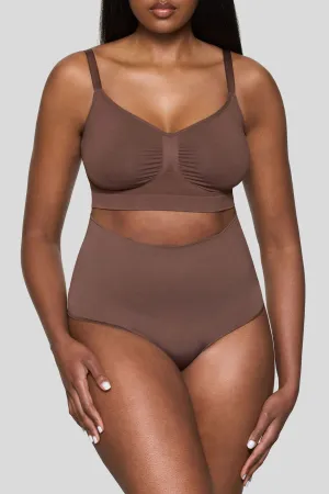 BOOMBA | Cocoa Short-Waisted Thong Shapewear Club L London