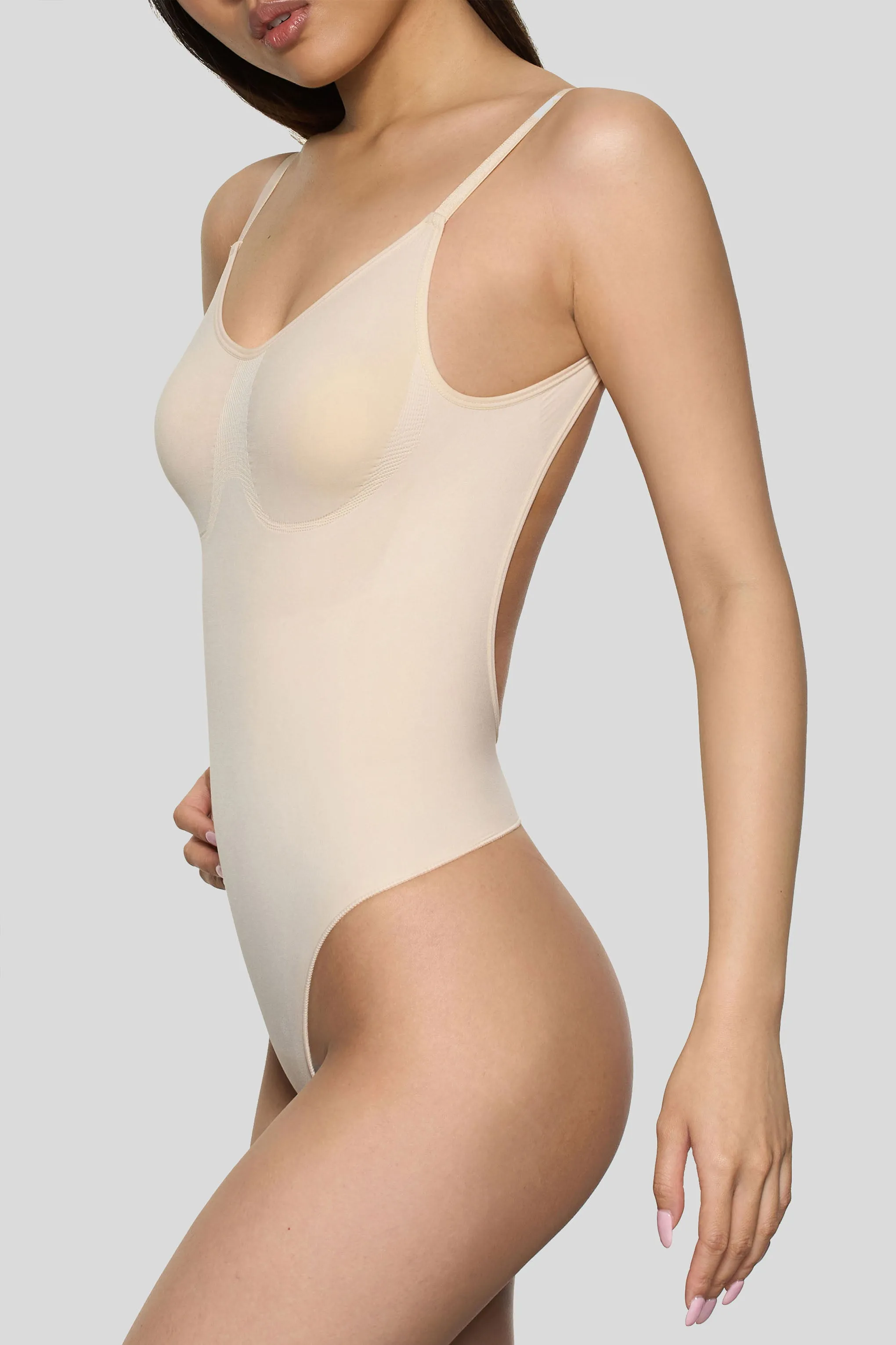 BOOMBA | Sand Smoothing Series Thong Bodysuit Club L London