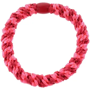 Bow's by Str Braided Hair Elastic - Multi Neon Pink/Red 6-pack