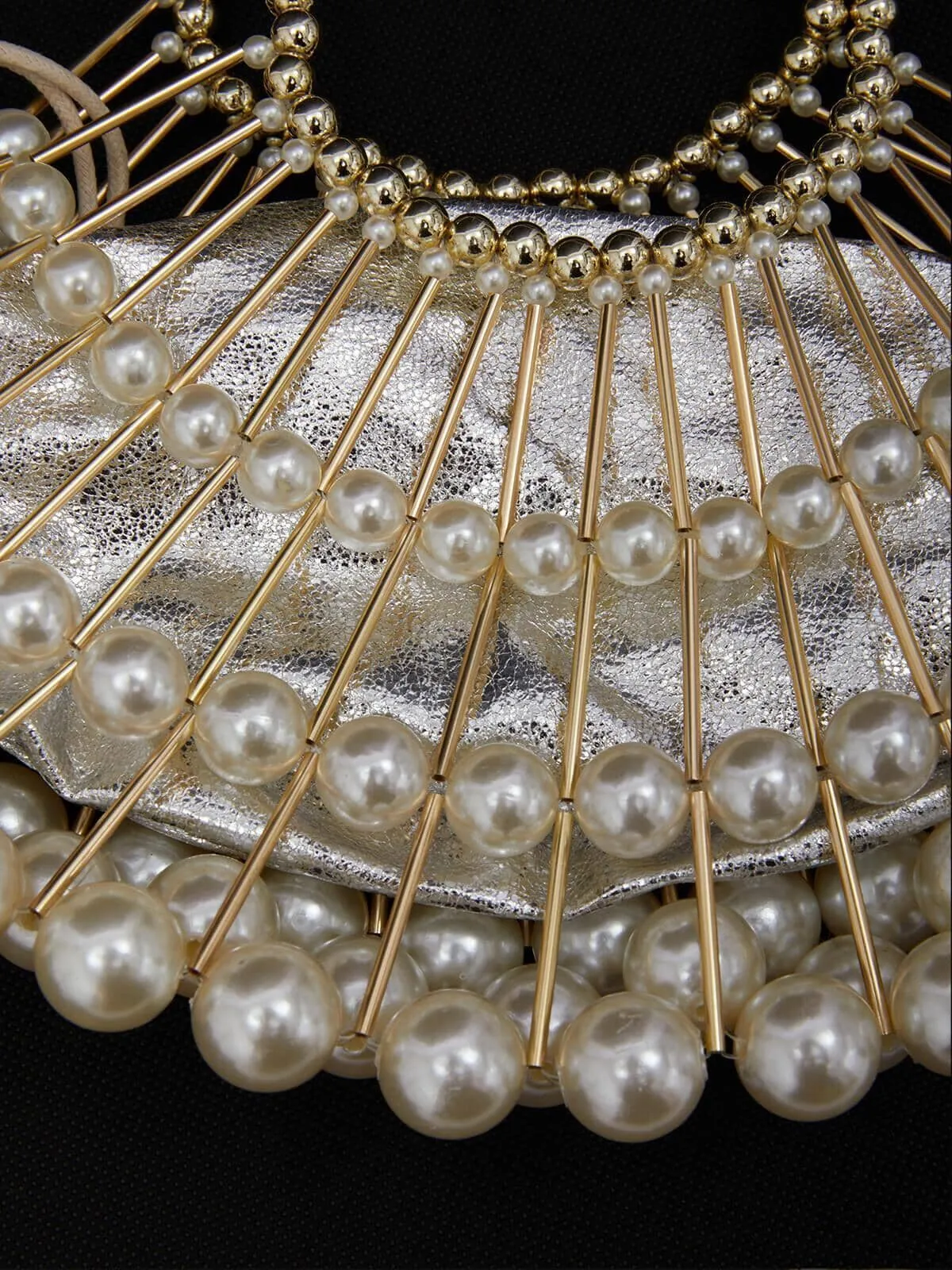 BRAIDED PEARL BAG Gloria Lanvin