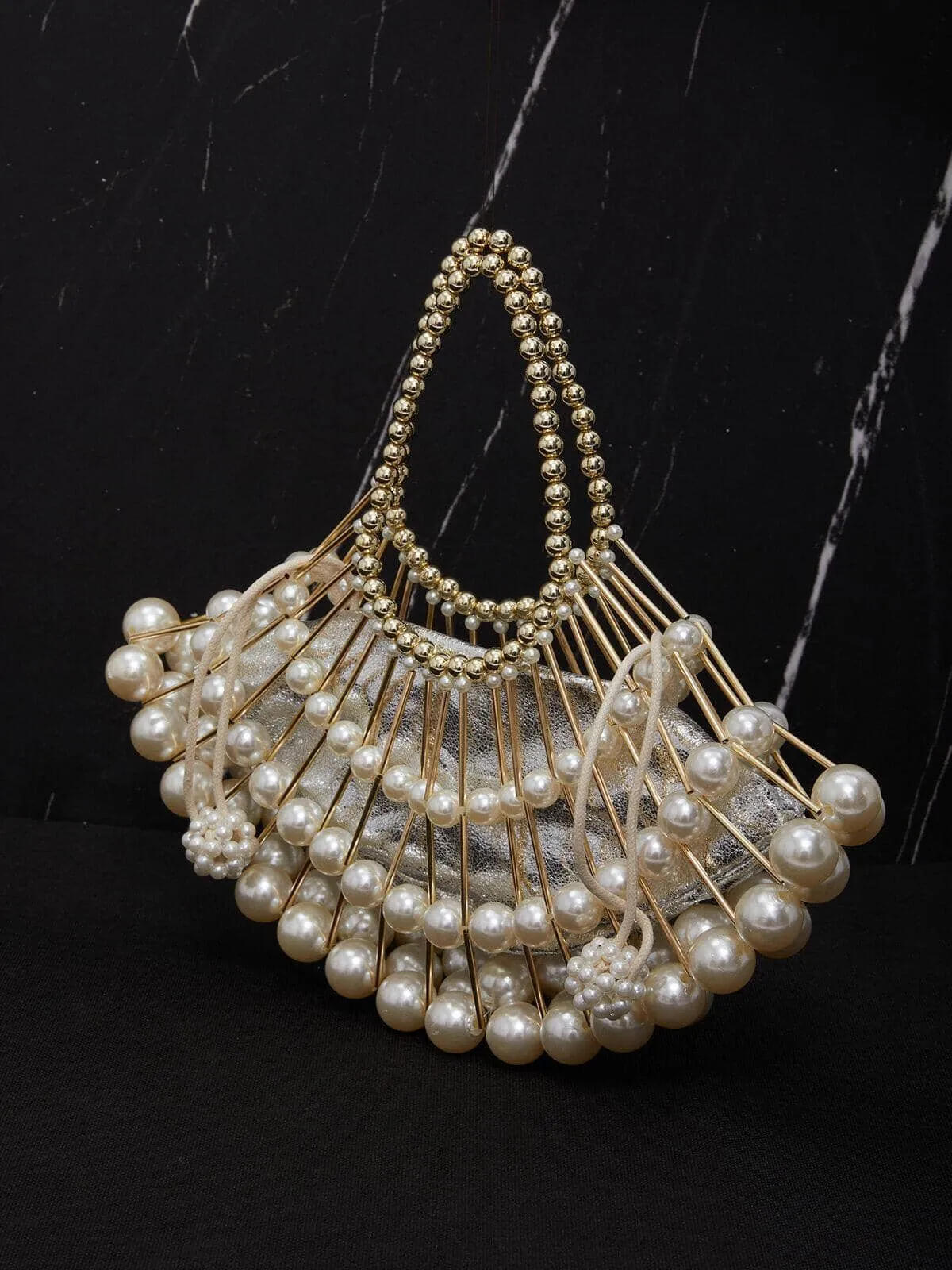 BRAIDED PEARL BAG Gloria Lanvin