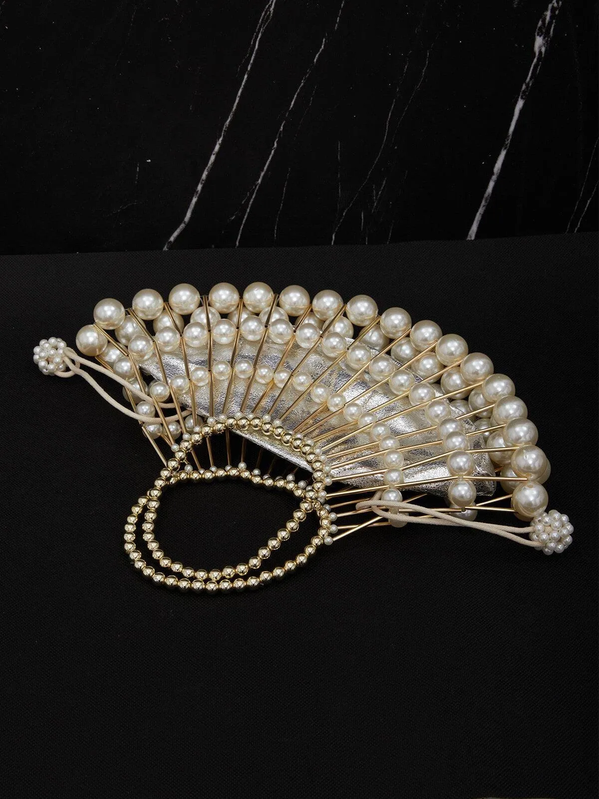 BRAIDED PEARL BAG Gloria Lanvin