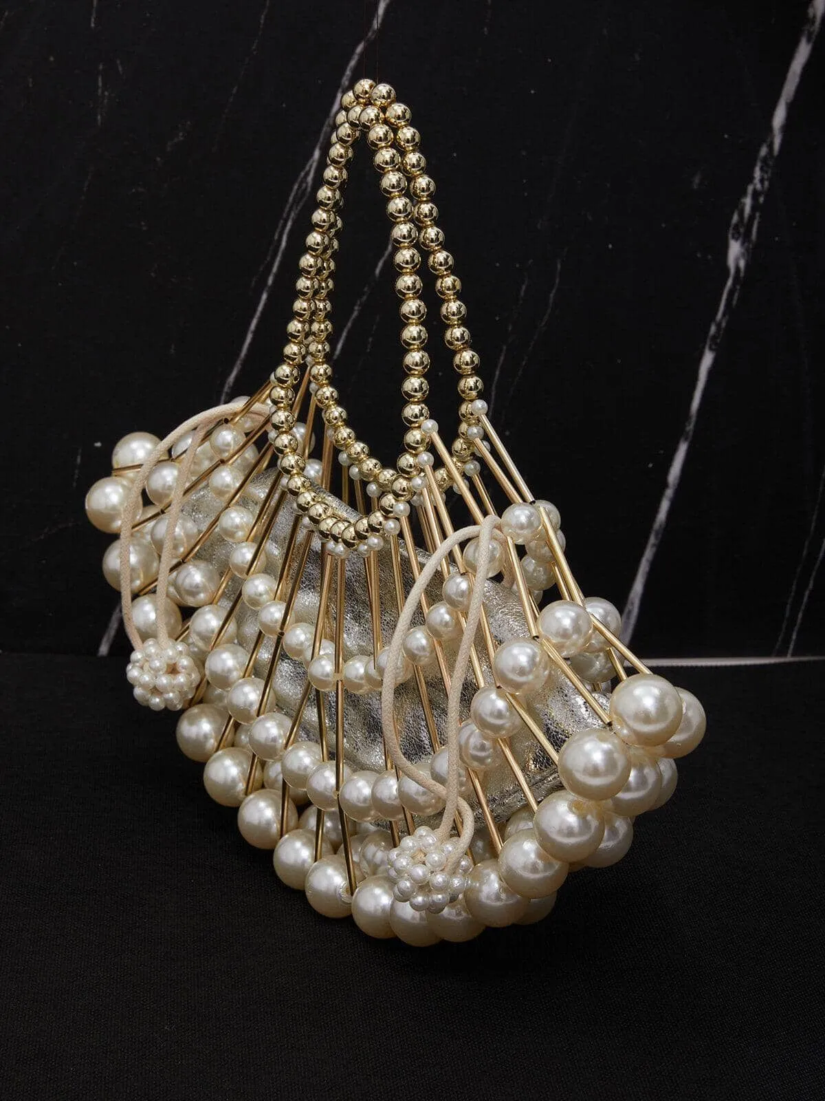BRAIDED PEARL BAG Gloria Lanvin