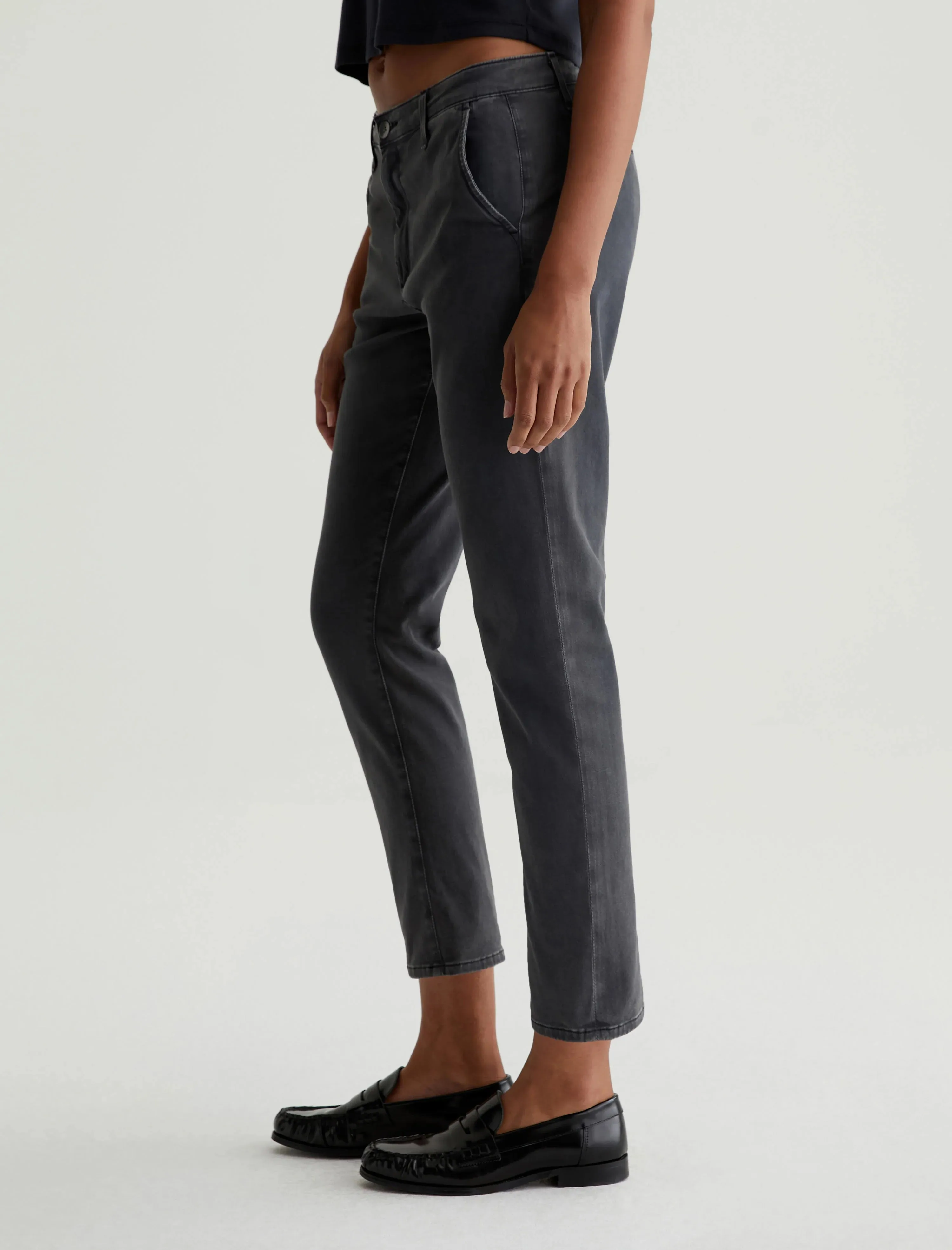 CADEN TAILORED TROUSER IN SULFUR NIGHT SHADOW